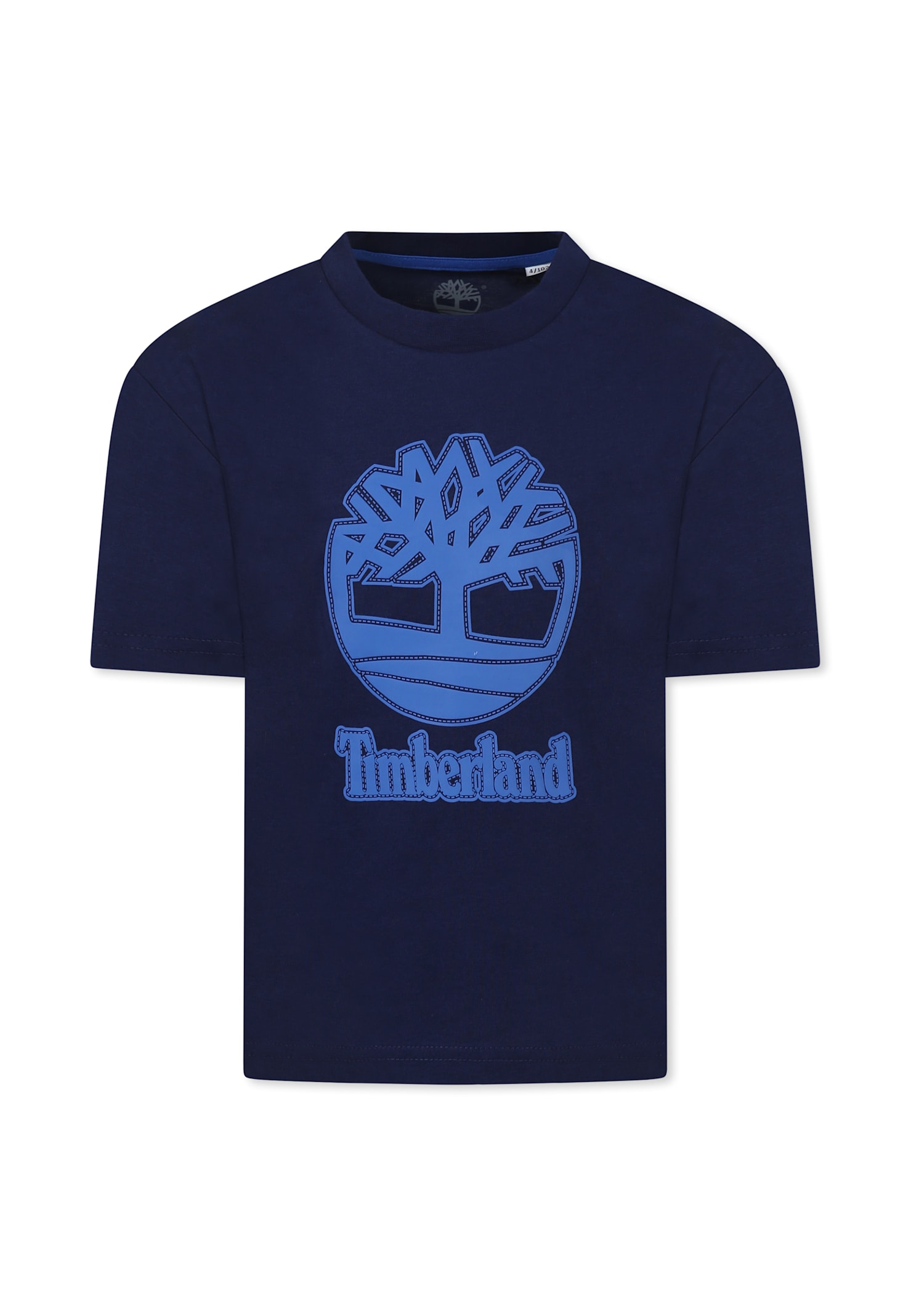 Timberland Blue T-shirt For Boy With Logo