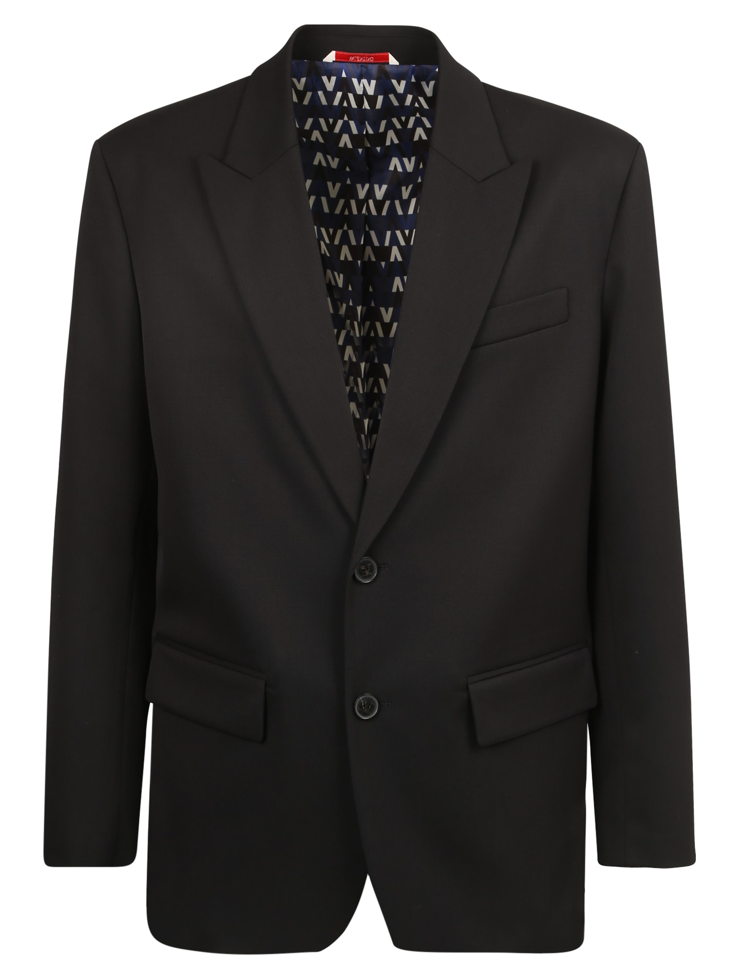 Valentino Single-breasted Wool-blend Blazer