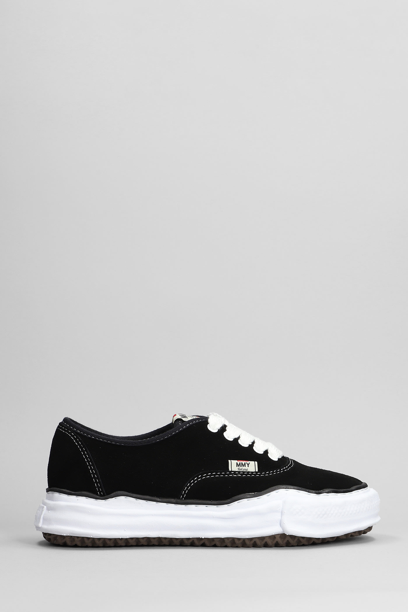 Mihara Yasuhiro Baker Sneakers In Black Suede