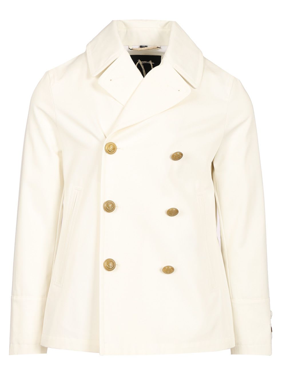 Sealup Peacoat In Cotone Bianco