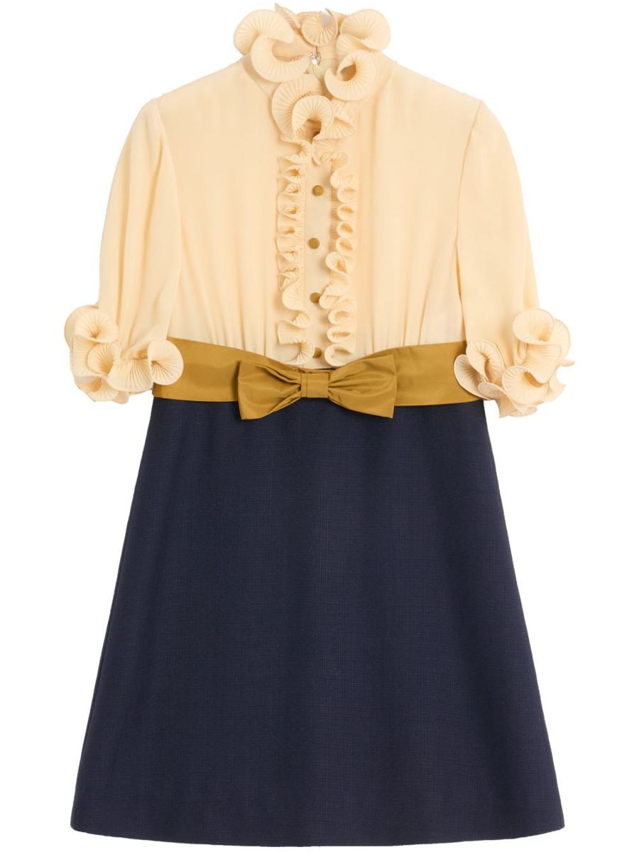 Valentino Garavani Crepe De Chine Short Dress