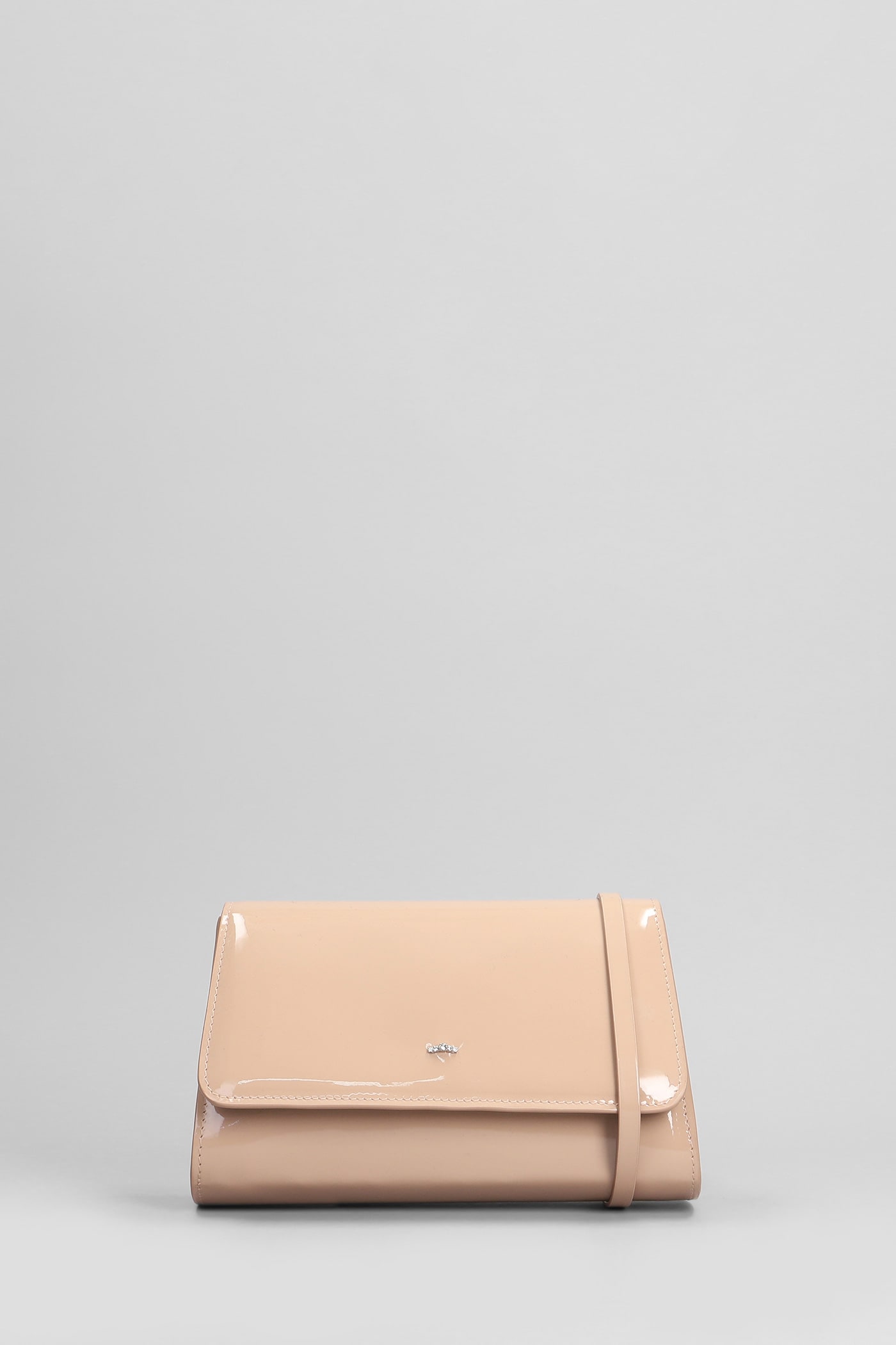 Giuseppe Zanotti Cleopatra Clutch In Powder Patent Leather