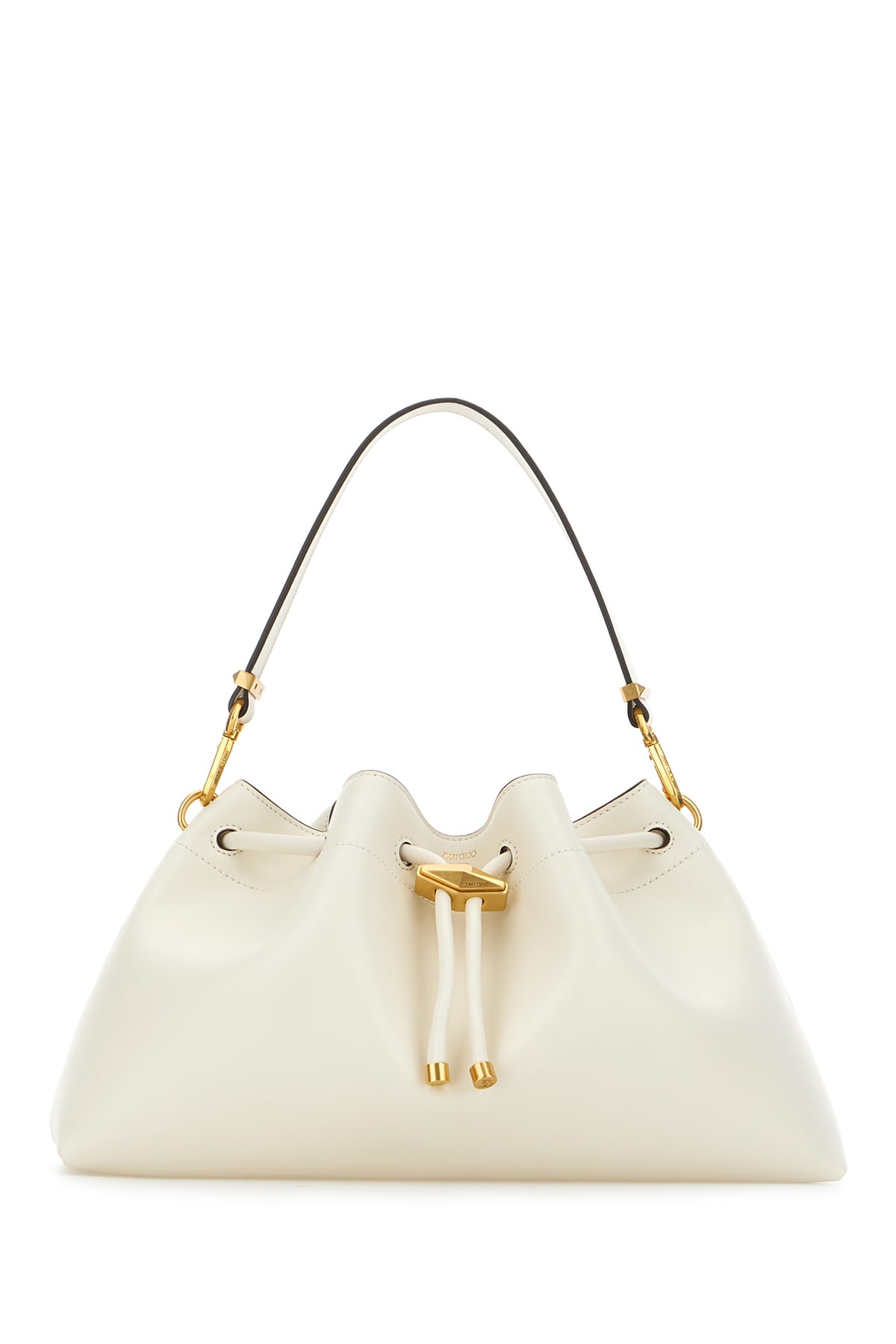 Jimmy Choo Ivory Leather Bon Bon Handbag