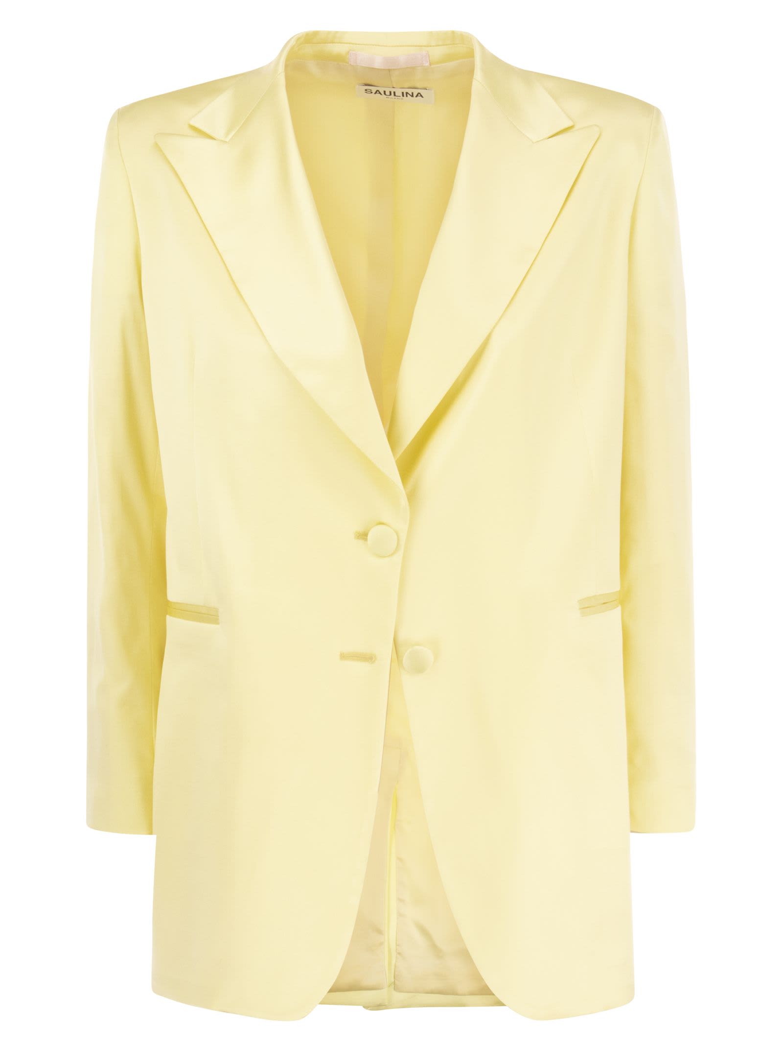 Saulina Milano Agnese - Two-button Viscose Blend Blazer