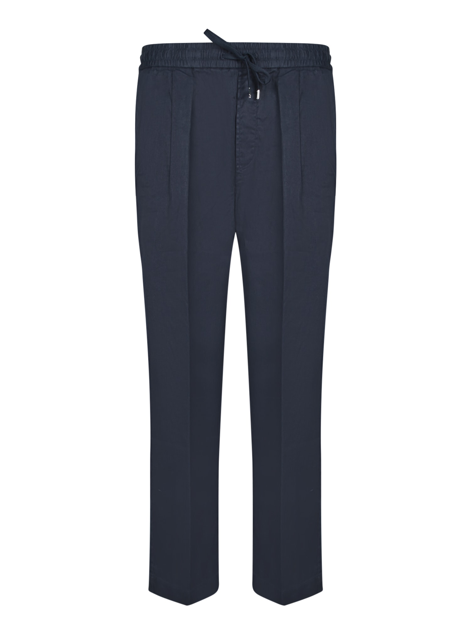 Jacob Cohen Blue Linen Pants