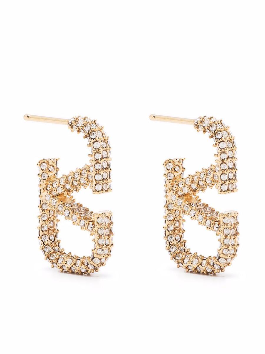 Valentino Garavani Vlogo Signature Strass 耳环
