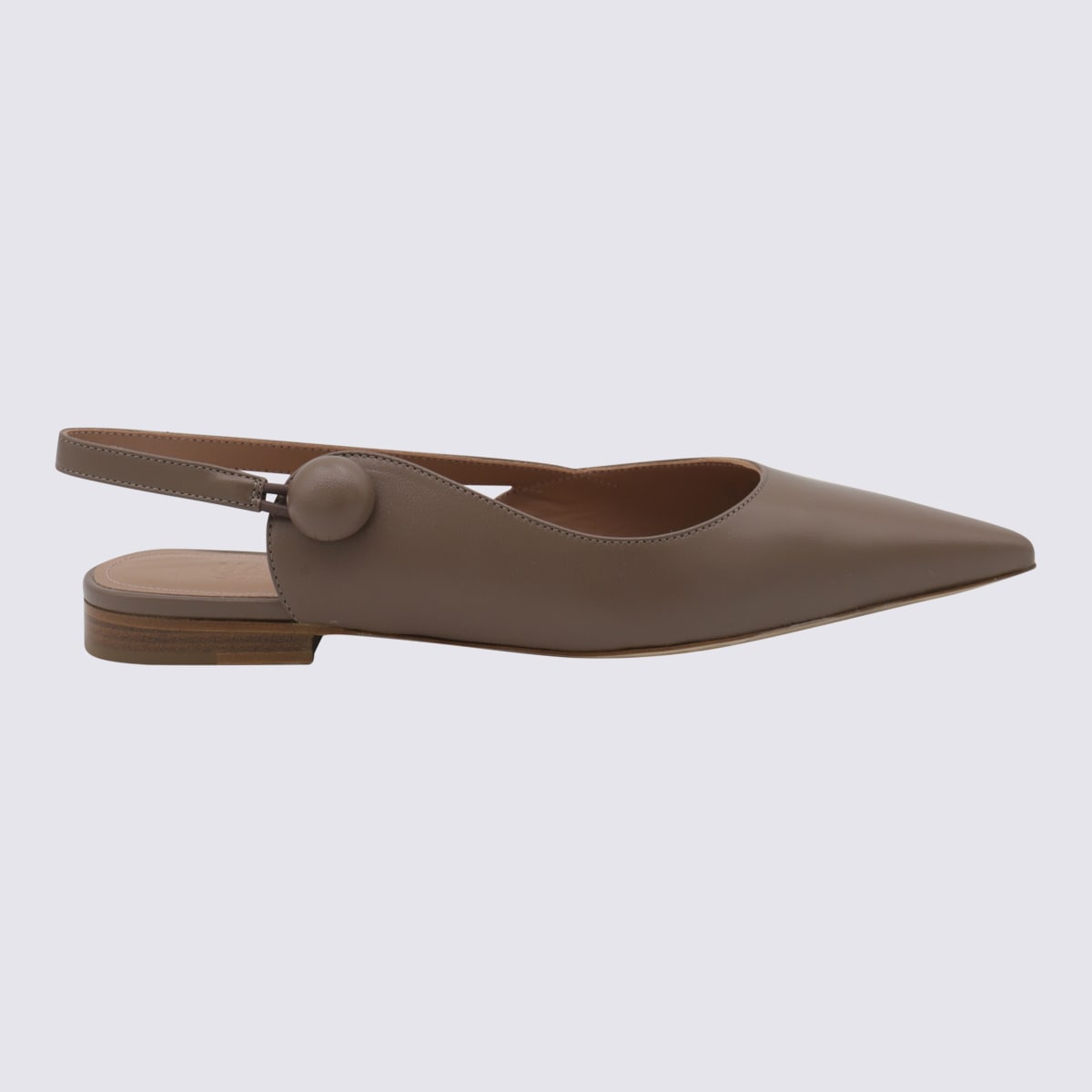Malone Souliers Brown Leather Flats