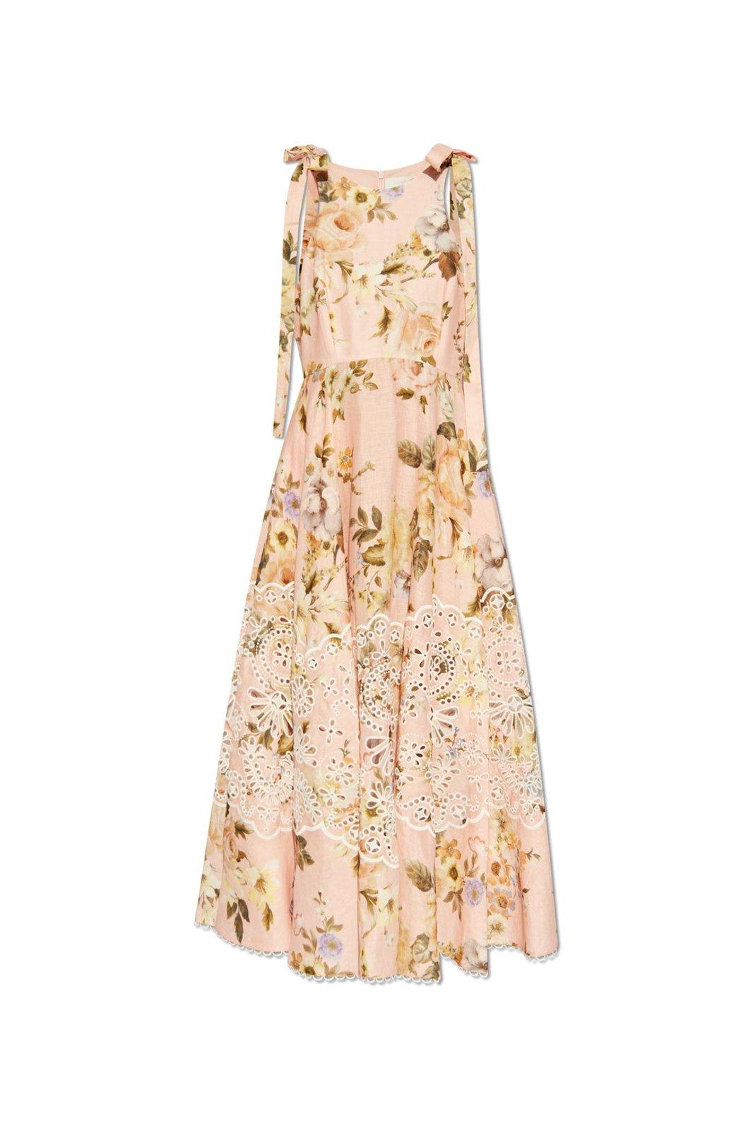 Zimmermann Acacia-broderie Midi Dress