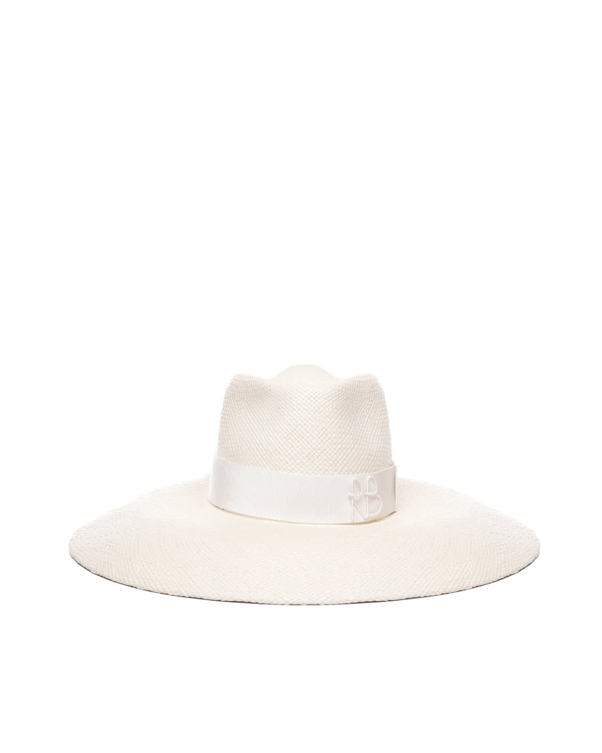 Ruslan Baginskiy Wide Brim Fedora Hat Embellished With Monogram