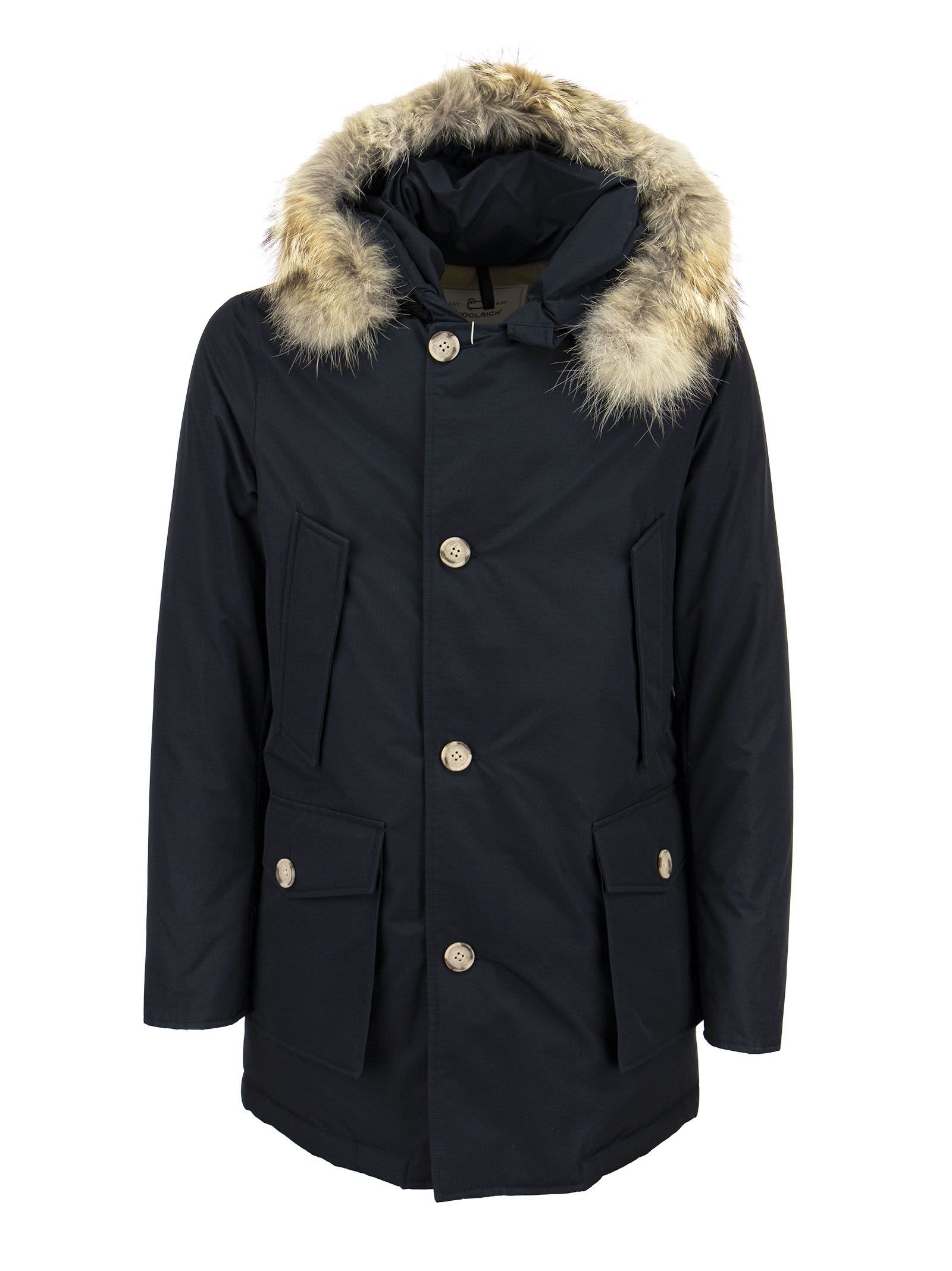 Artic Df Parka With Coyote Fur Woolrich