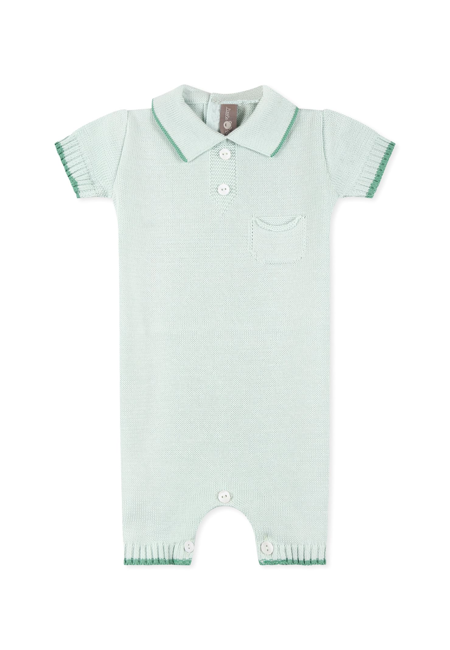Little Bear Green Romper For Baby Boy