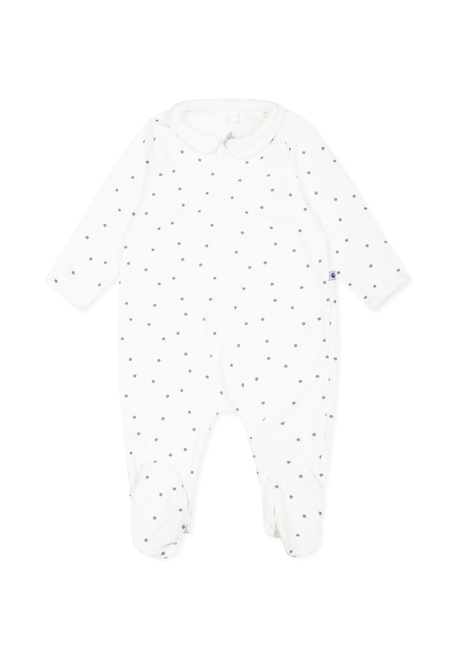 Petit Bateau Ivory Babygrow For Babykids With Stars