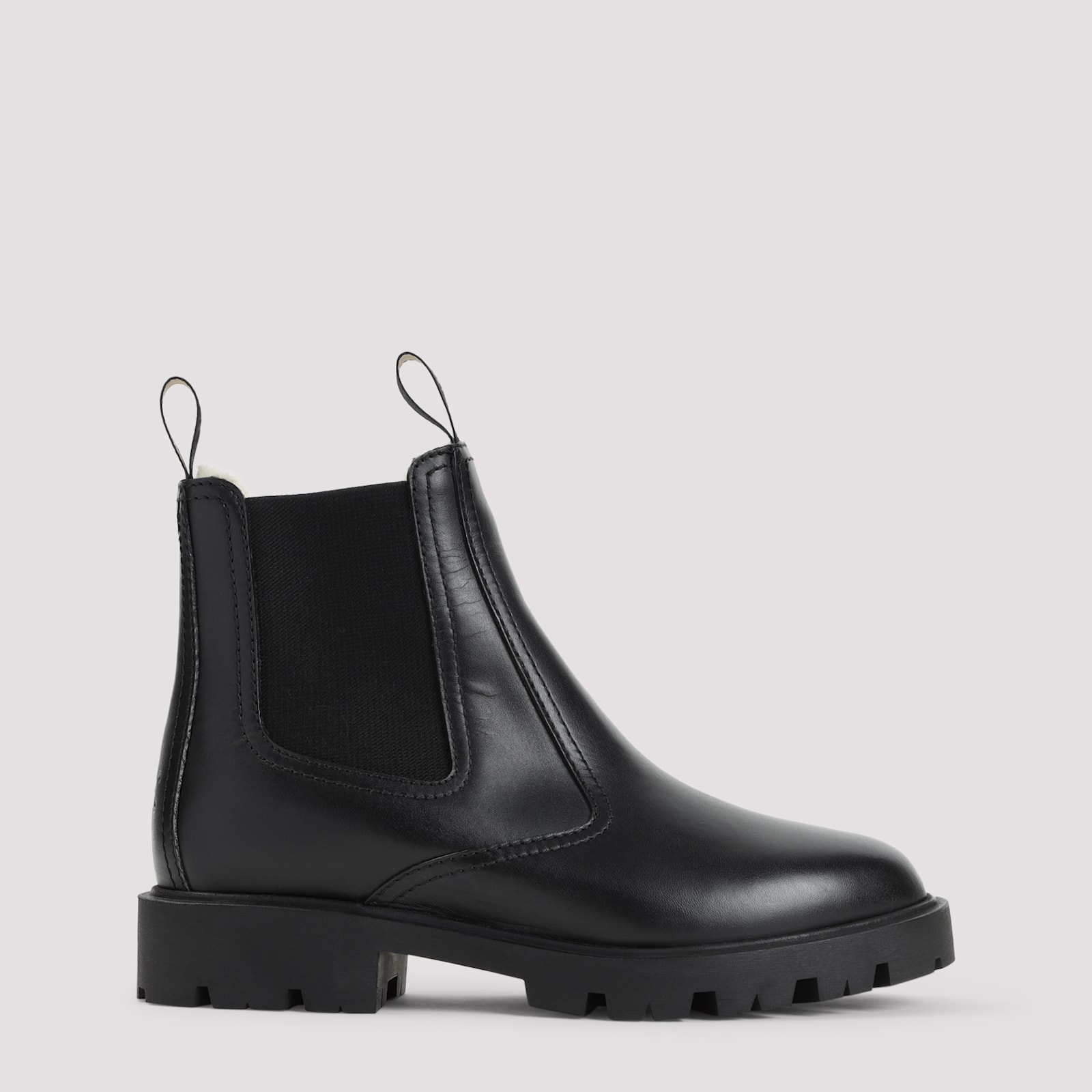 Celine Shearling 35 Chelsea Boots