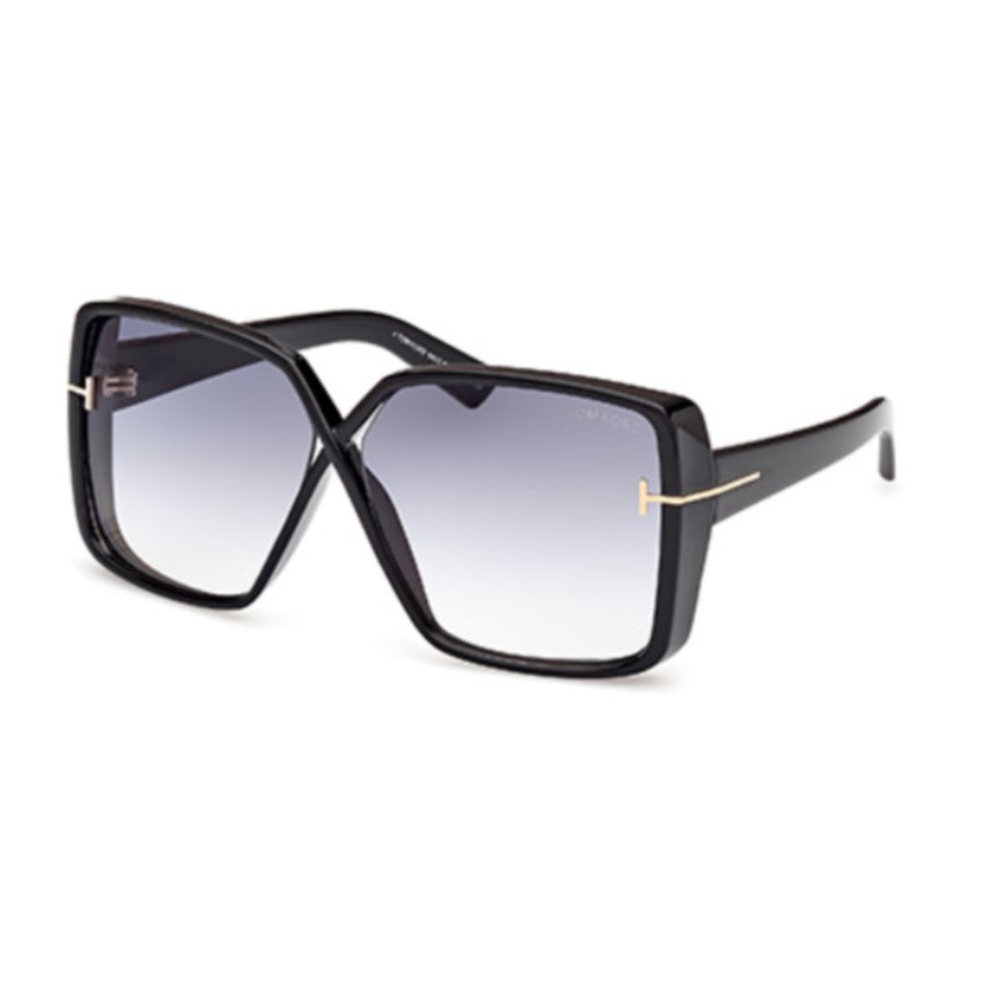 Tom Ford Eyewear Ft11176301b 亮黑/渐变烟灰色