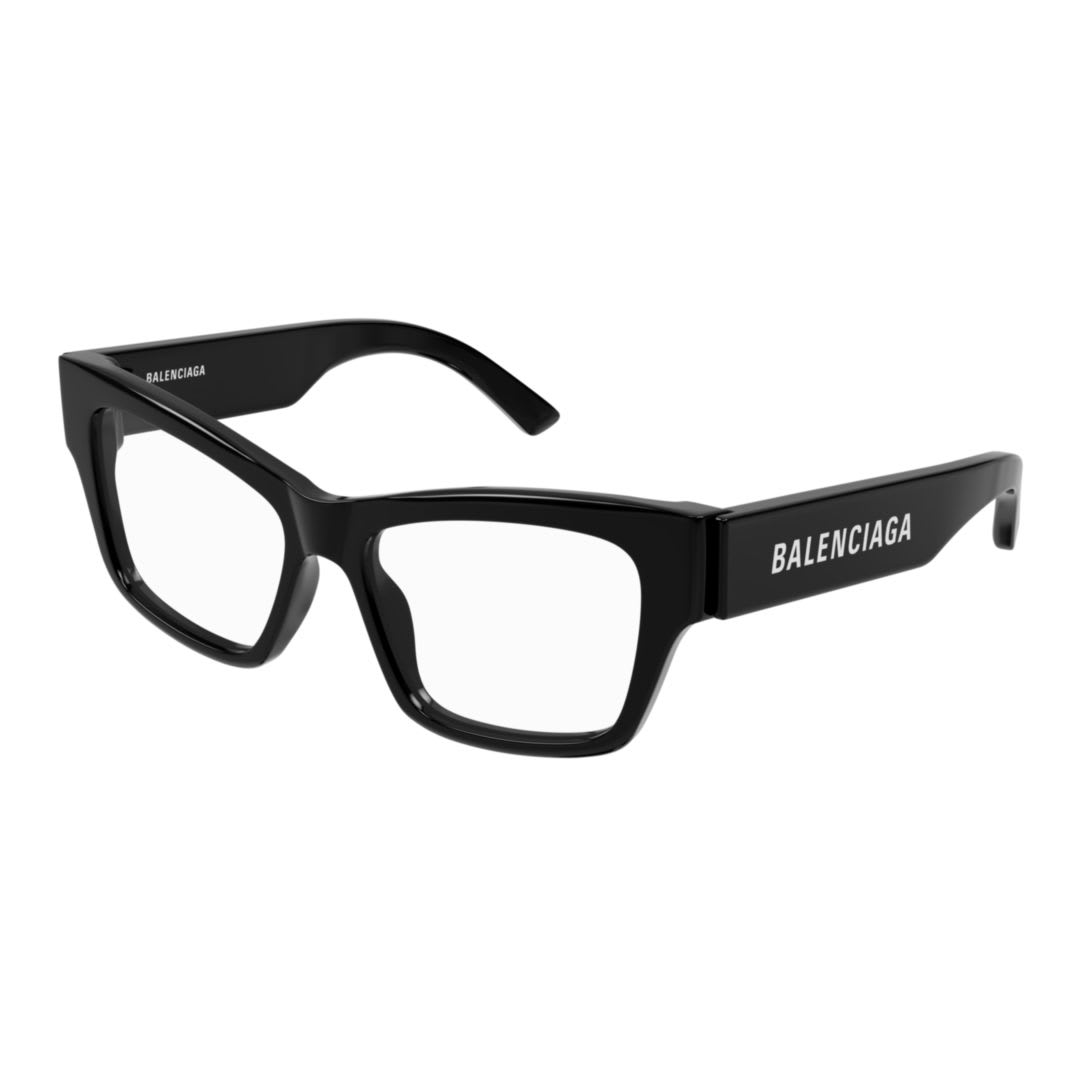 Balenciaga Eyewear Bb0378o-001 Black-black-transparent