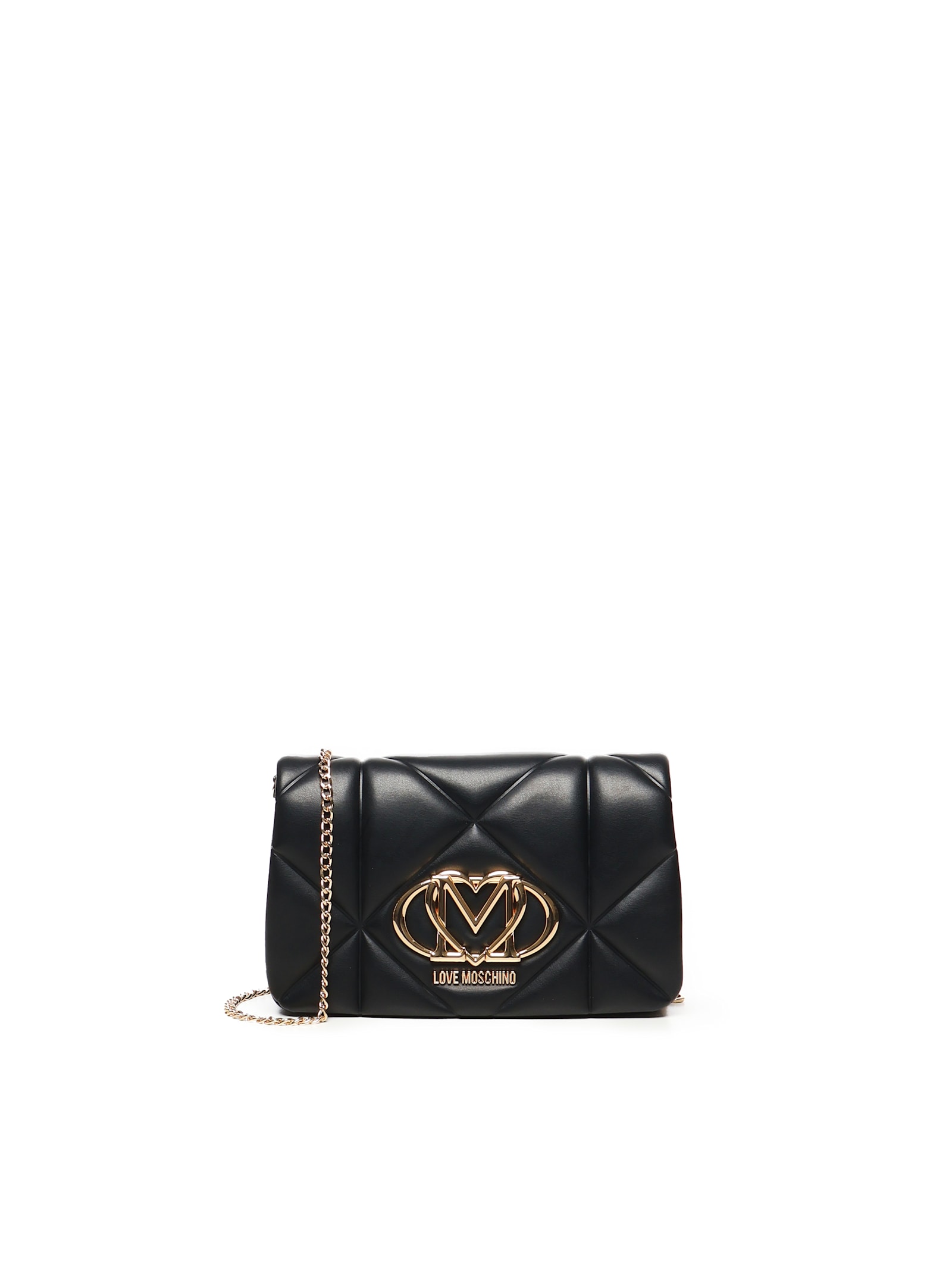 Love Moschino Embossed Quilted Shoulder Bag