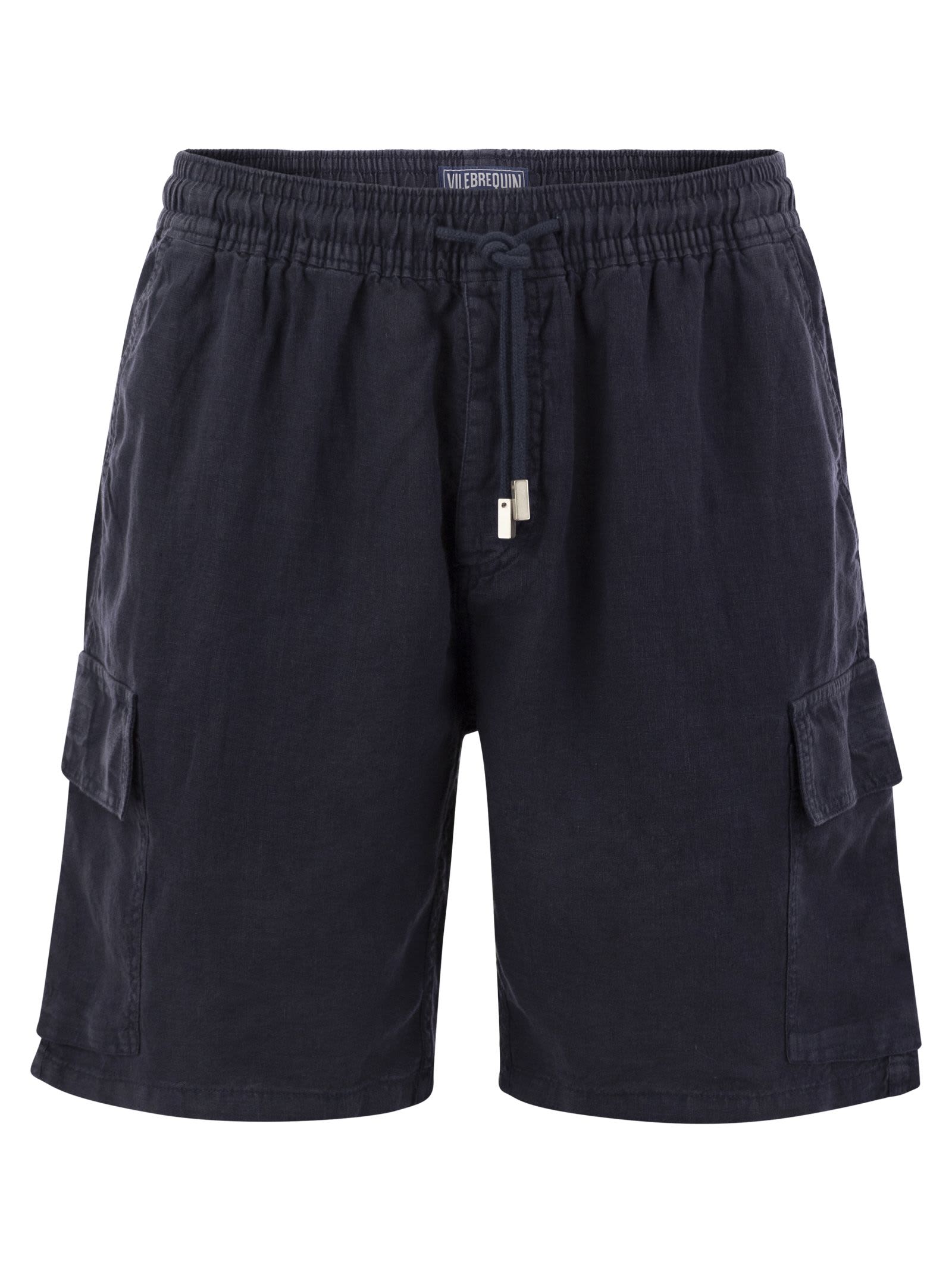 Vilebrequin Linen Cargo Bermuda Shorts