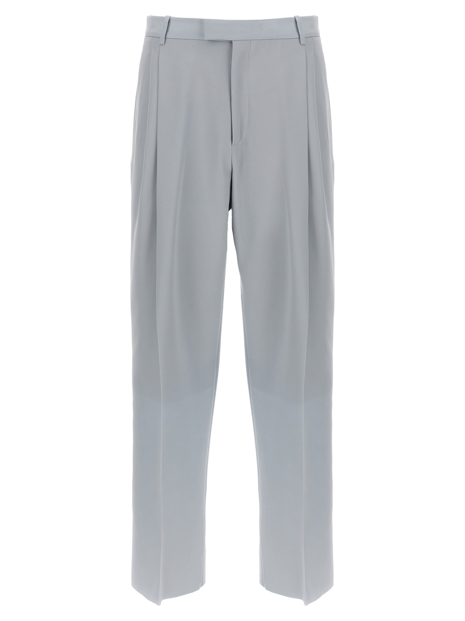 Off-White Ow Emb Drywo Smoking Wool Pants