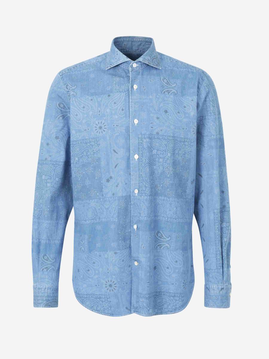 Vincenzo Di Ruggiero Paisley Cotton Shirt