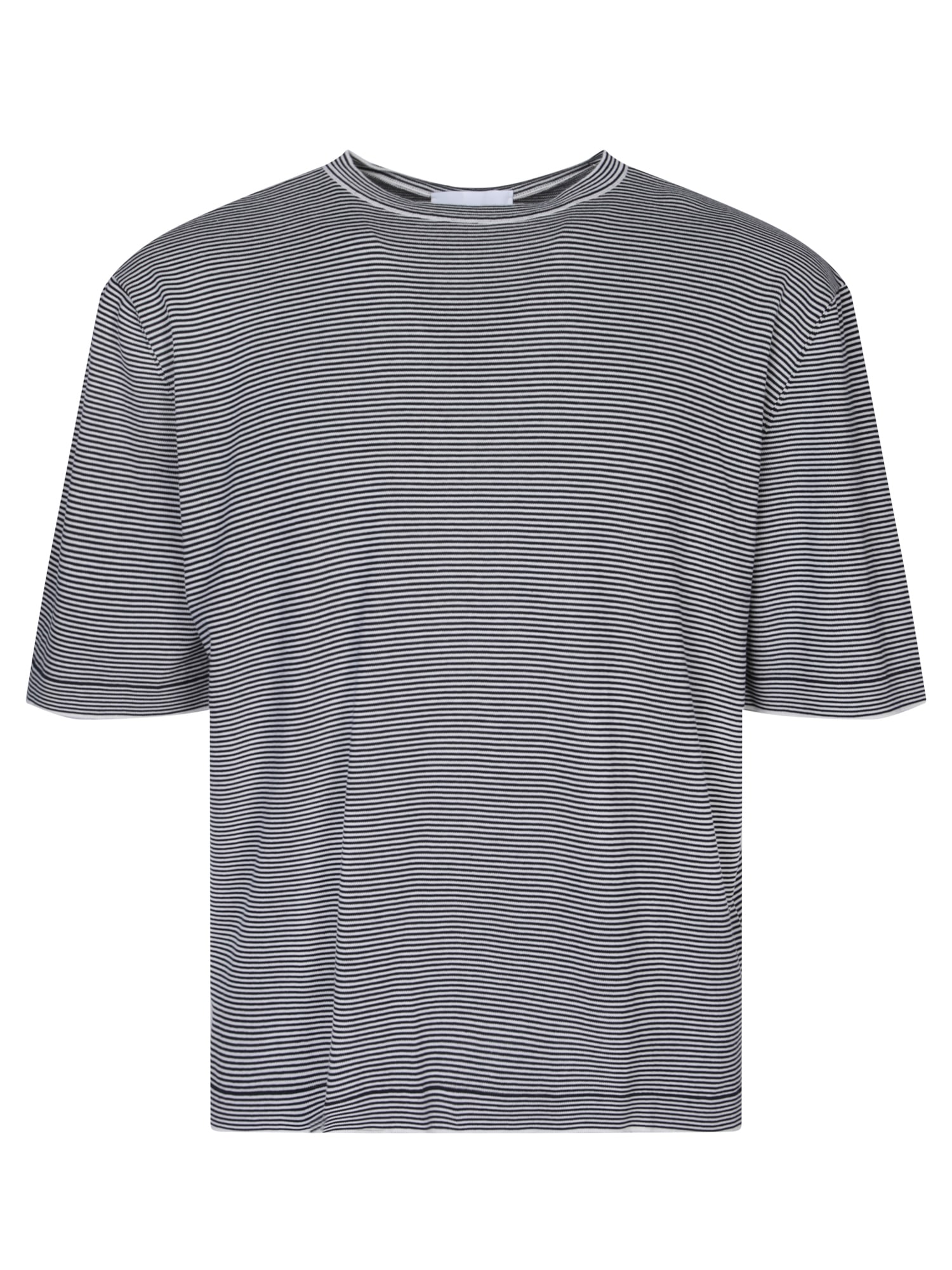 Lardini Striped Cotton T-shirt