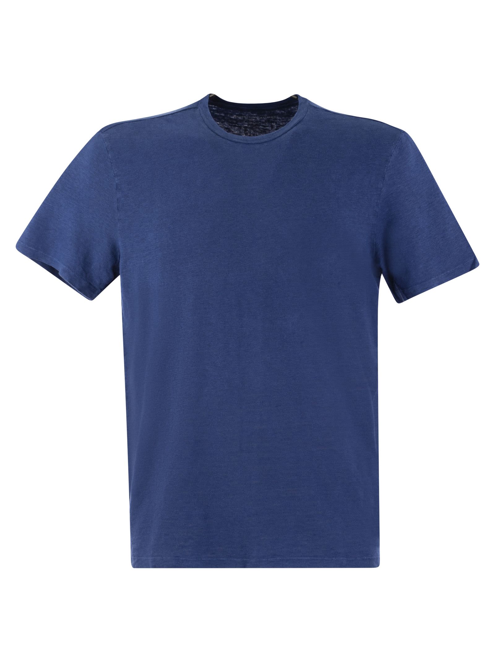 Majestic Filatures Crew-neck Linen T-shirt