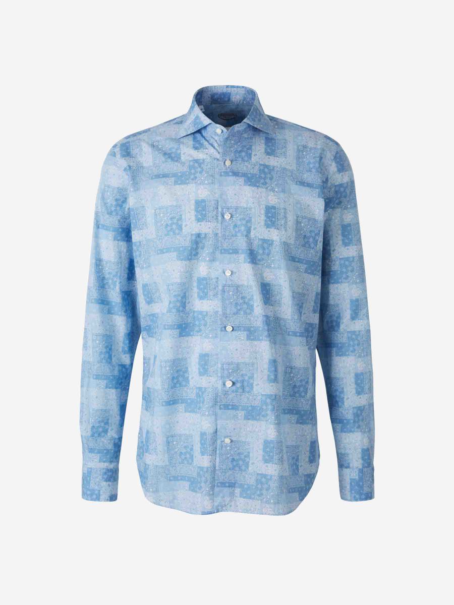 Vincenzo Di Ruggiero Paisley Cotton Shirt