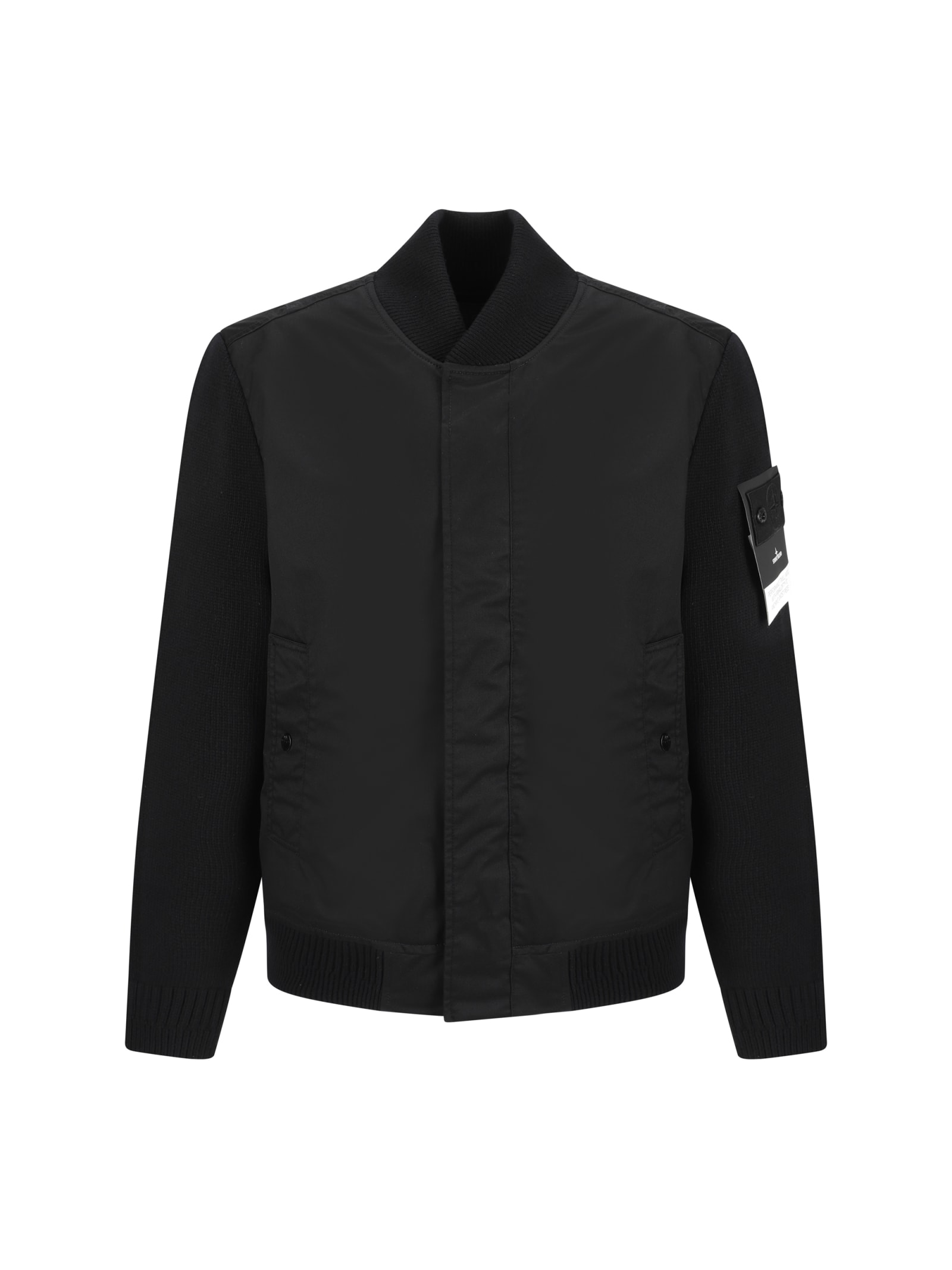 Stone Island performance Twill Wool Bomber Jacket