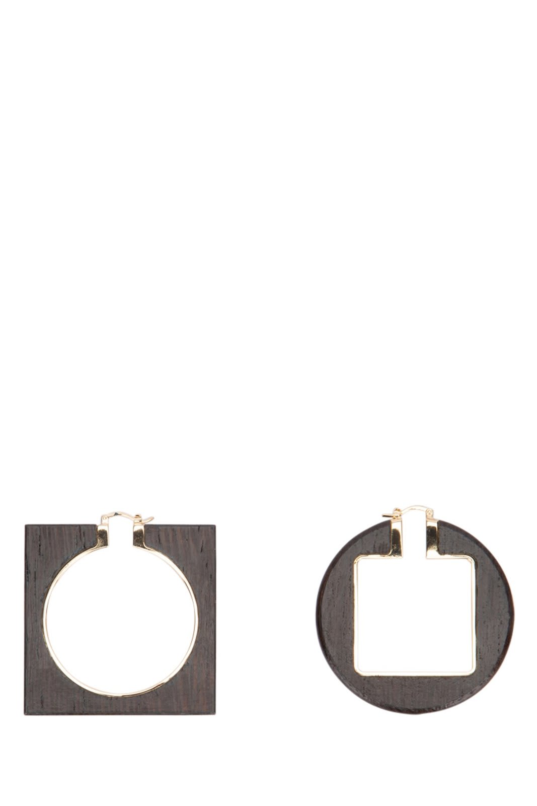 Jacquemus The Rond Carrè Hoops Earrings