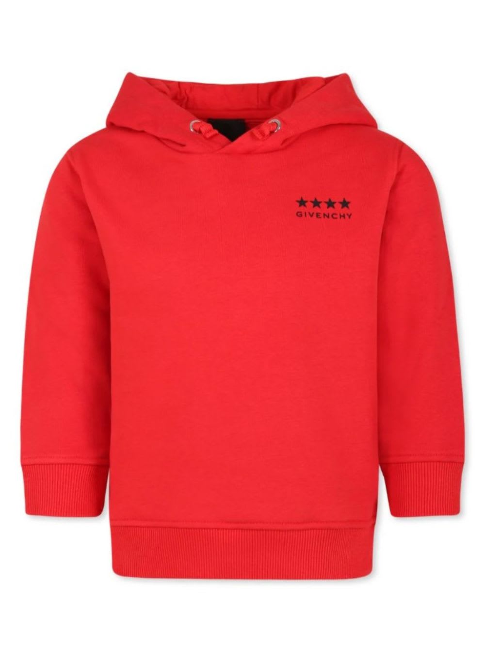 Givenchy Red Hoodie With 4g Logo In Cotton Blend Boy