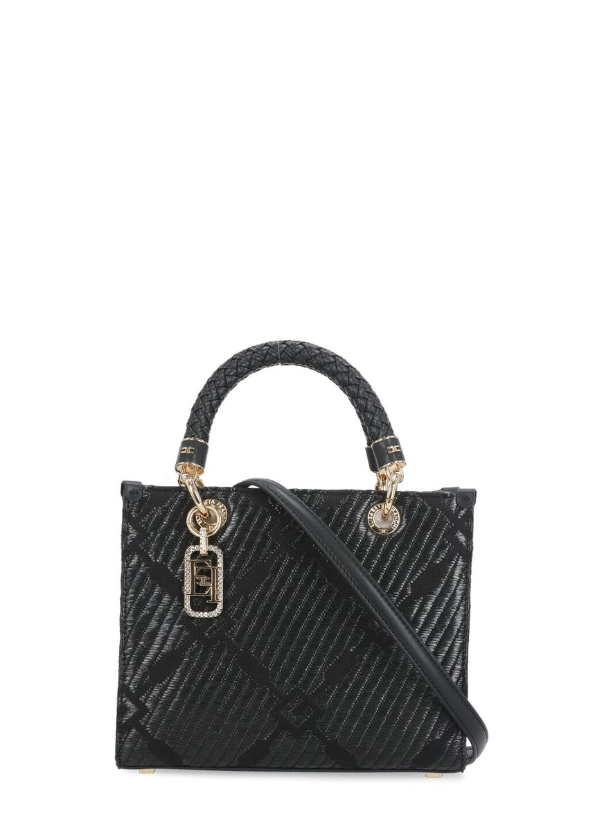 Elisabetta Franchi Jacquard Fabric Tote