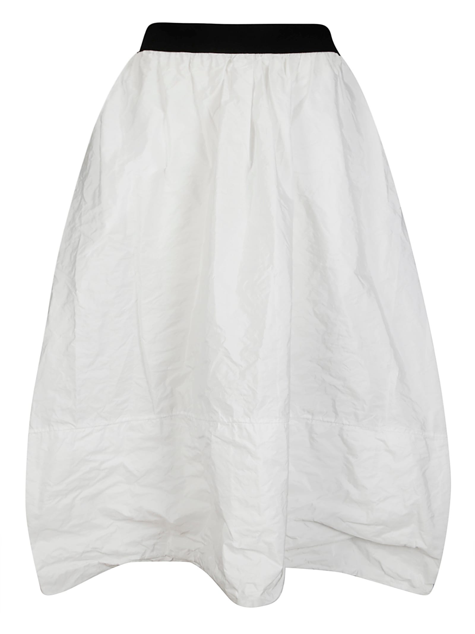 Maria Calderara Metal Taffeta Skirt