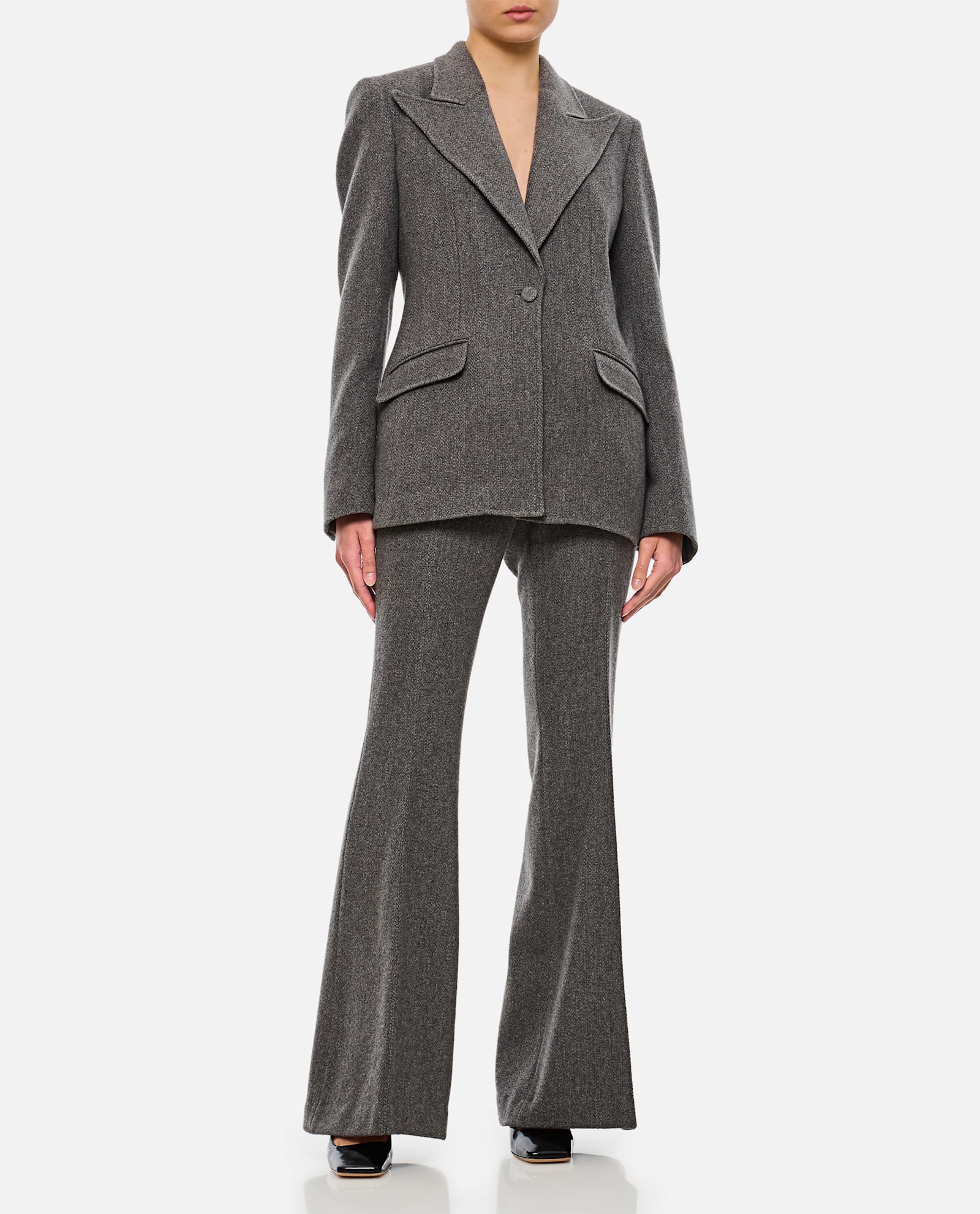 Gabriela Hearst Leiva Single Breasted Jacket