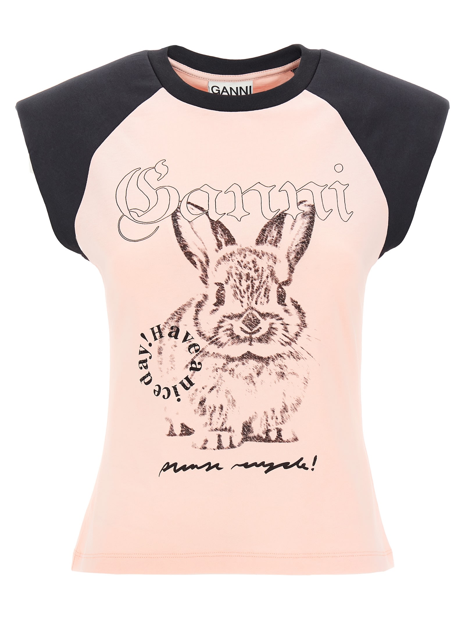 Ganni bunny T-shirt