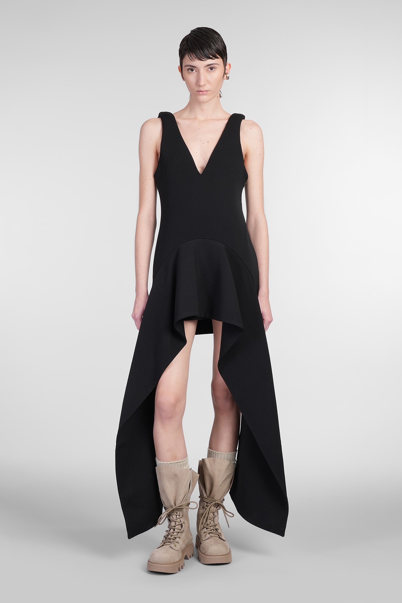 J. W. Anderson Dress In Black Polyester