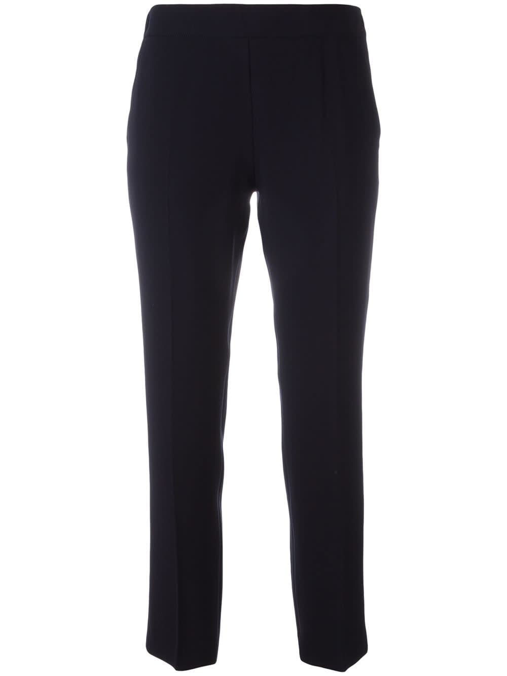 Alberto Biani Blue Cady Pants