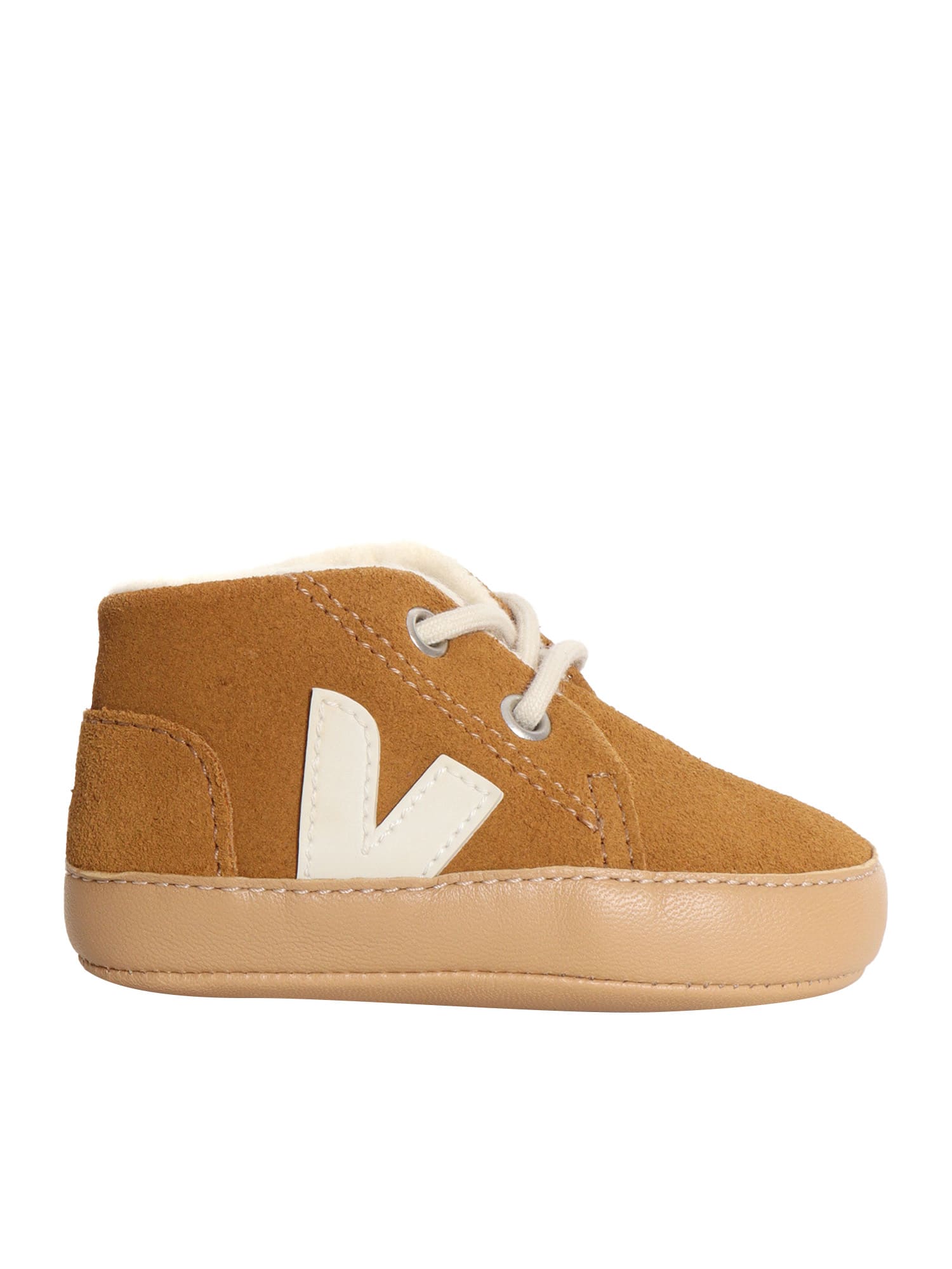 Veja Baby Winter Suede Camel Pierre