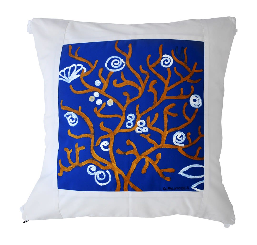 Le Botteghe su Gologone Hand Painted Cushions 100x100 Cm