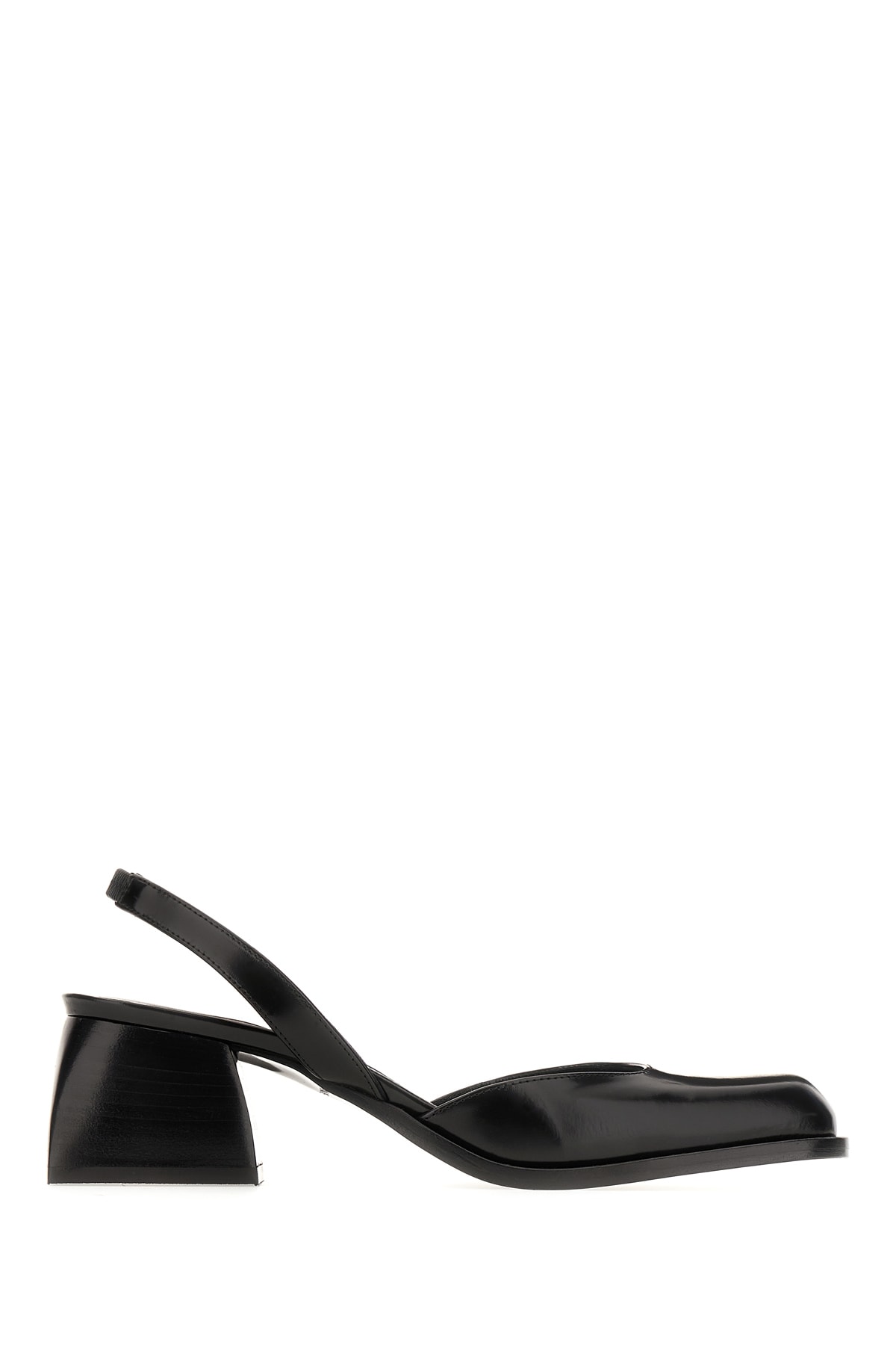 Nodaleto Black Leather Bulla Jones Pumps