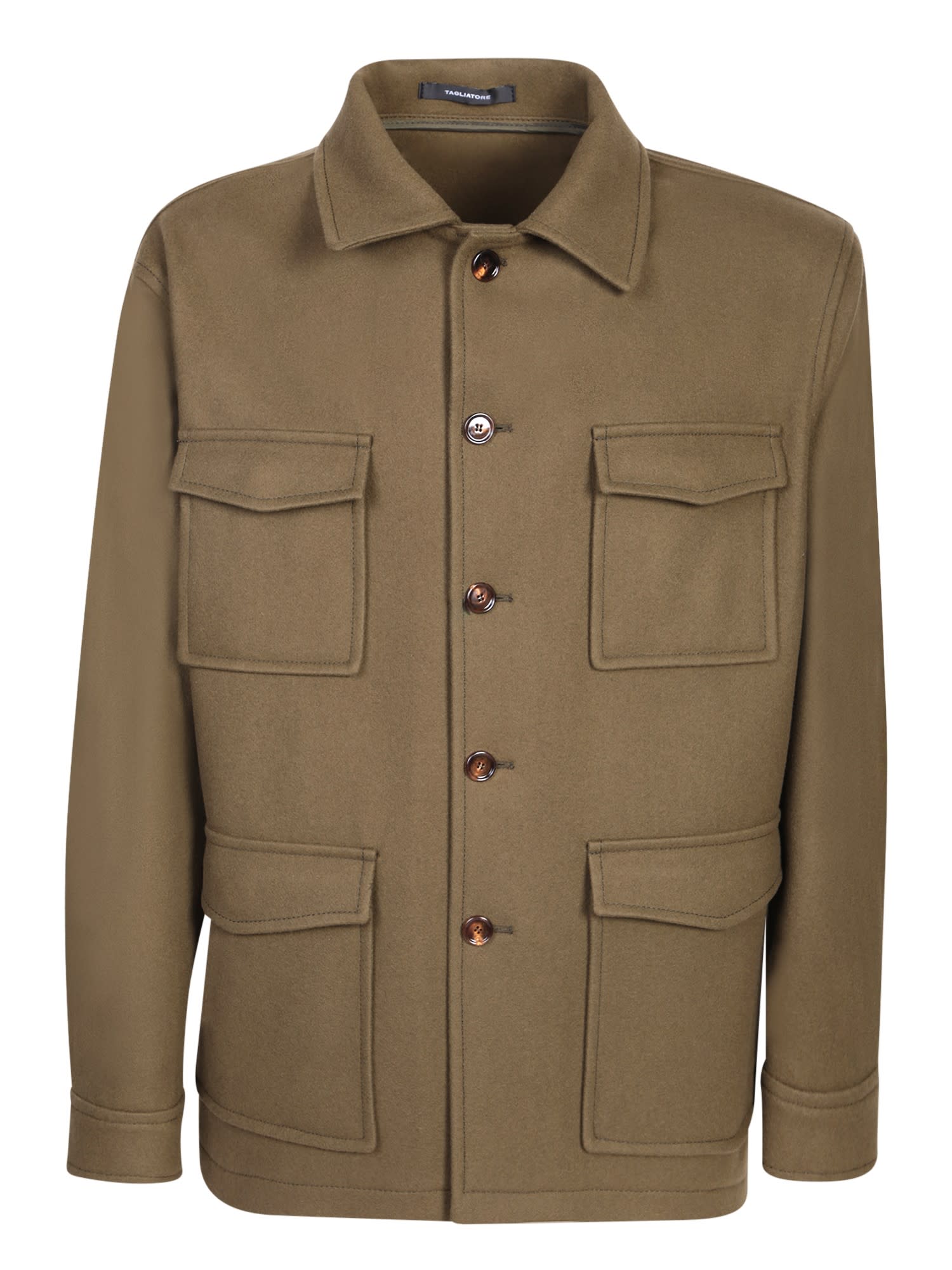 Tagliatore Multi-pockets Black Jacket