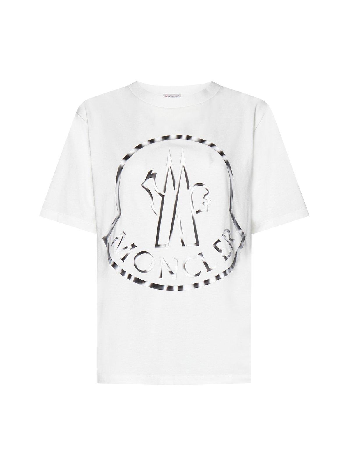 Moncler Logo Printed Crewneck T-shirt
