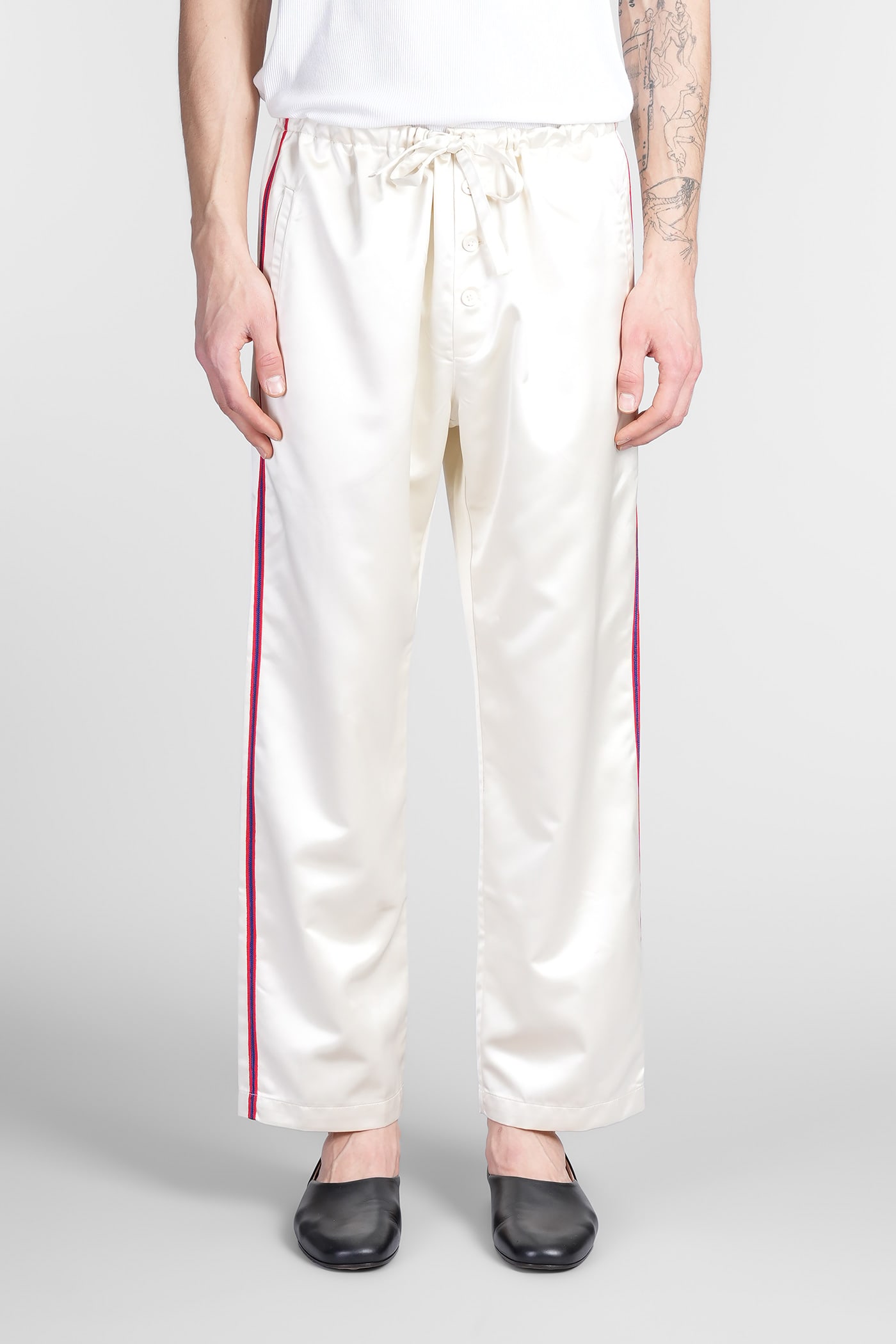 Bode Pants In Beige Polyester