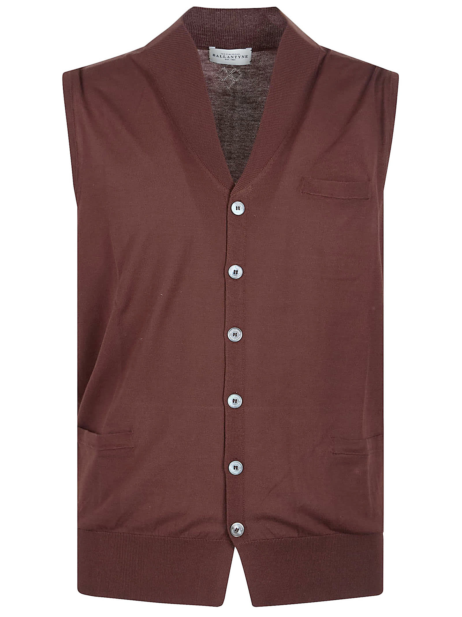 Ballantyne Plain V-neck Vest