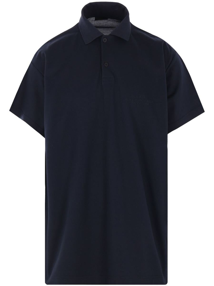 Balenciaga 交织棉Polo衫