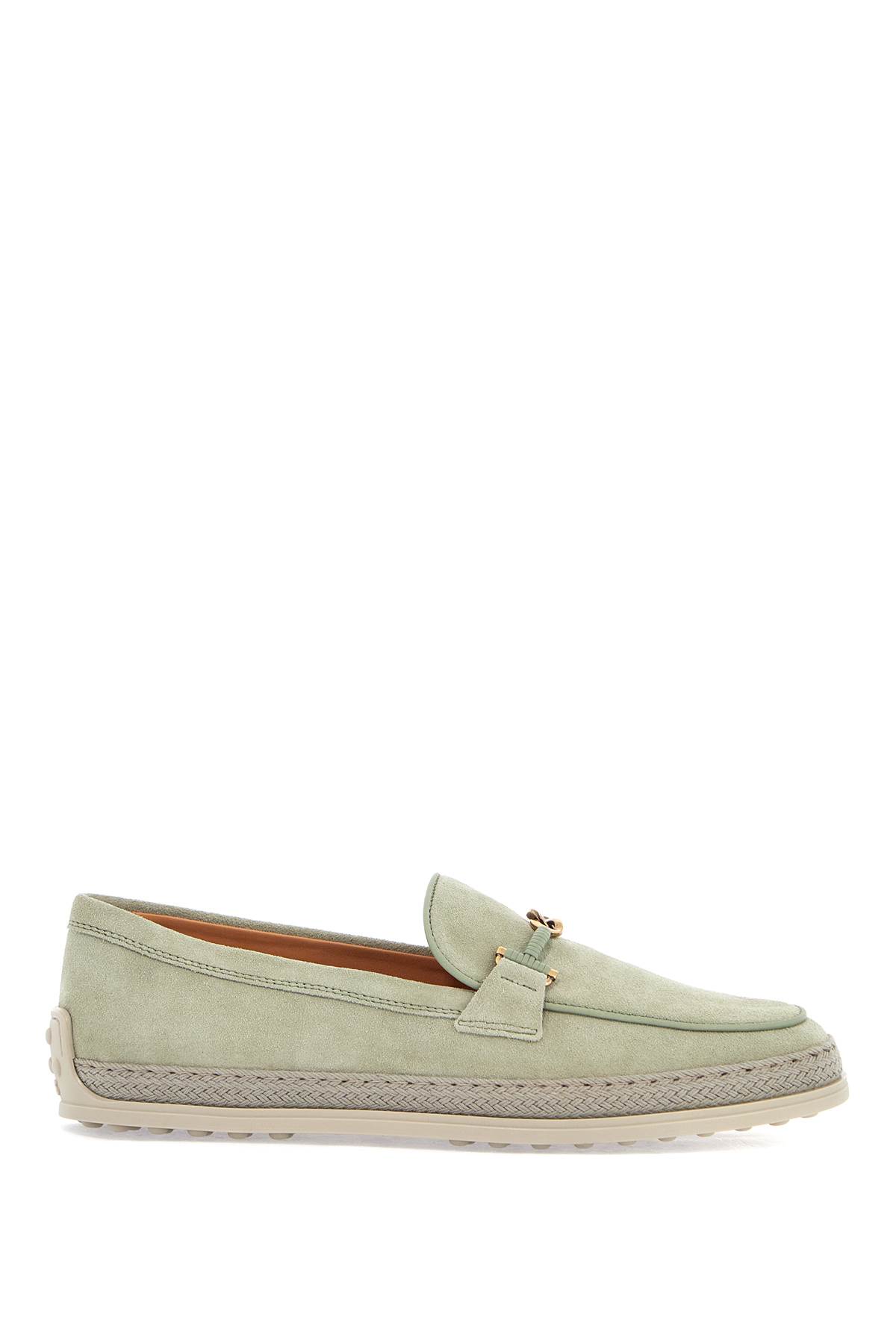 Tod's Loafers With Leather Sole And Gold Detail