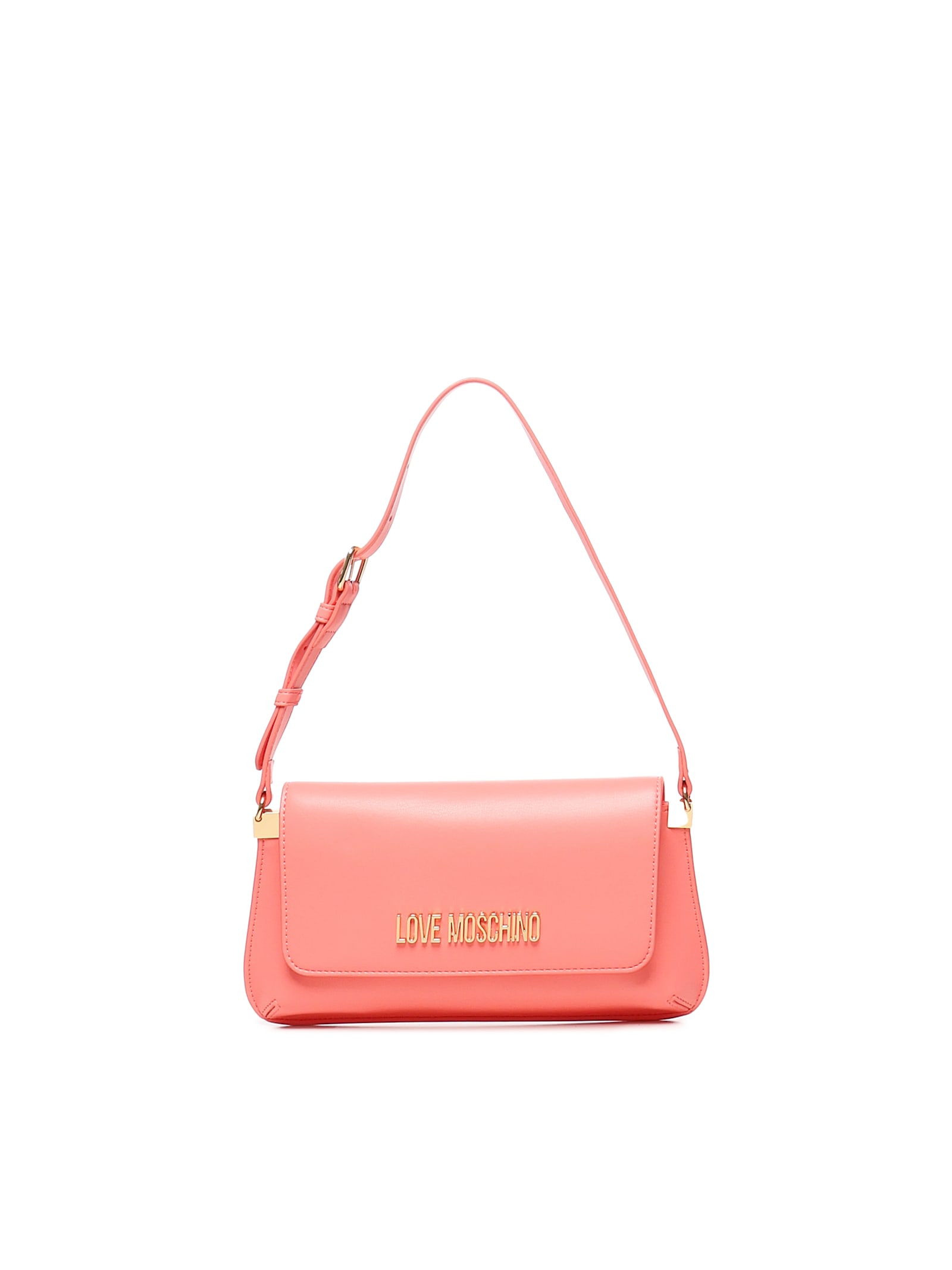 Love Moschino Flat Shoulder Bag With Logo
