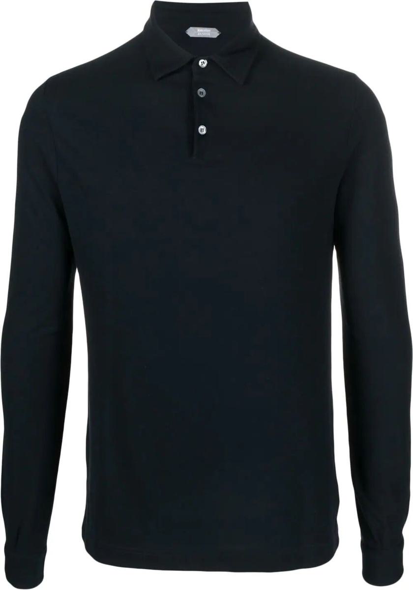 Zanone Long Sleeves Polo Clothing