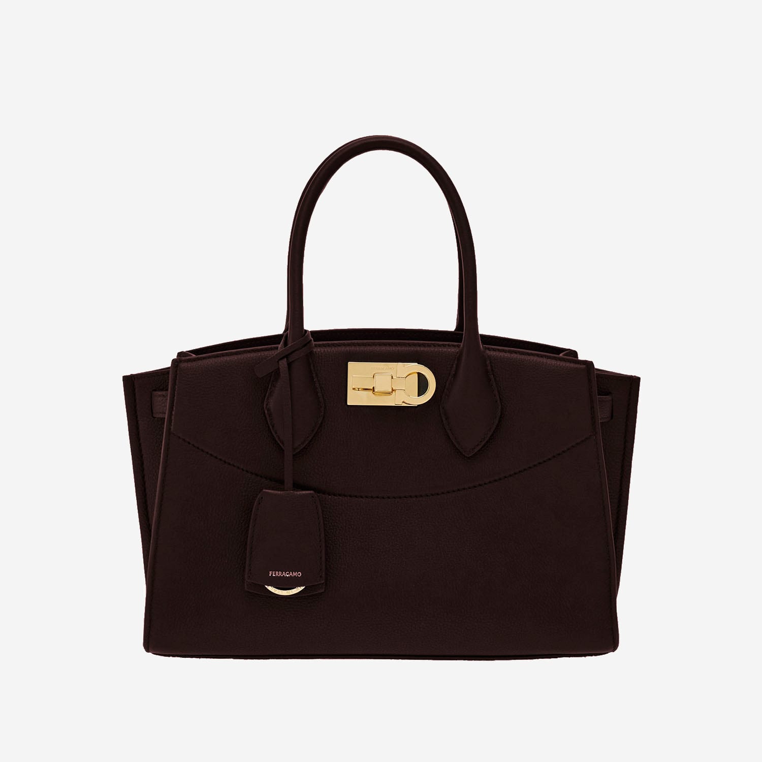 Ferragamo Grained Leather Handbag