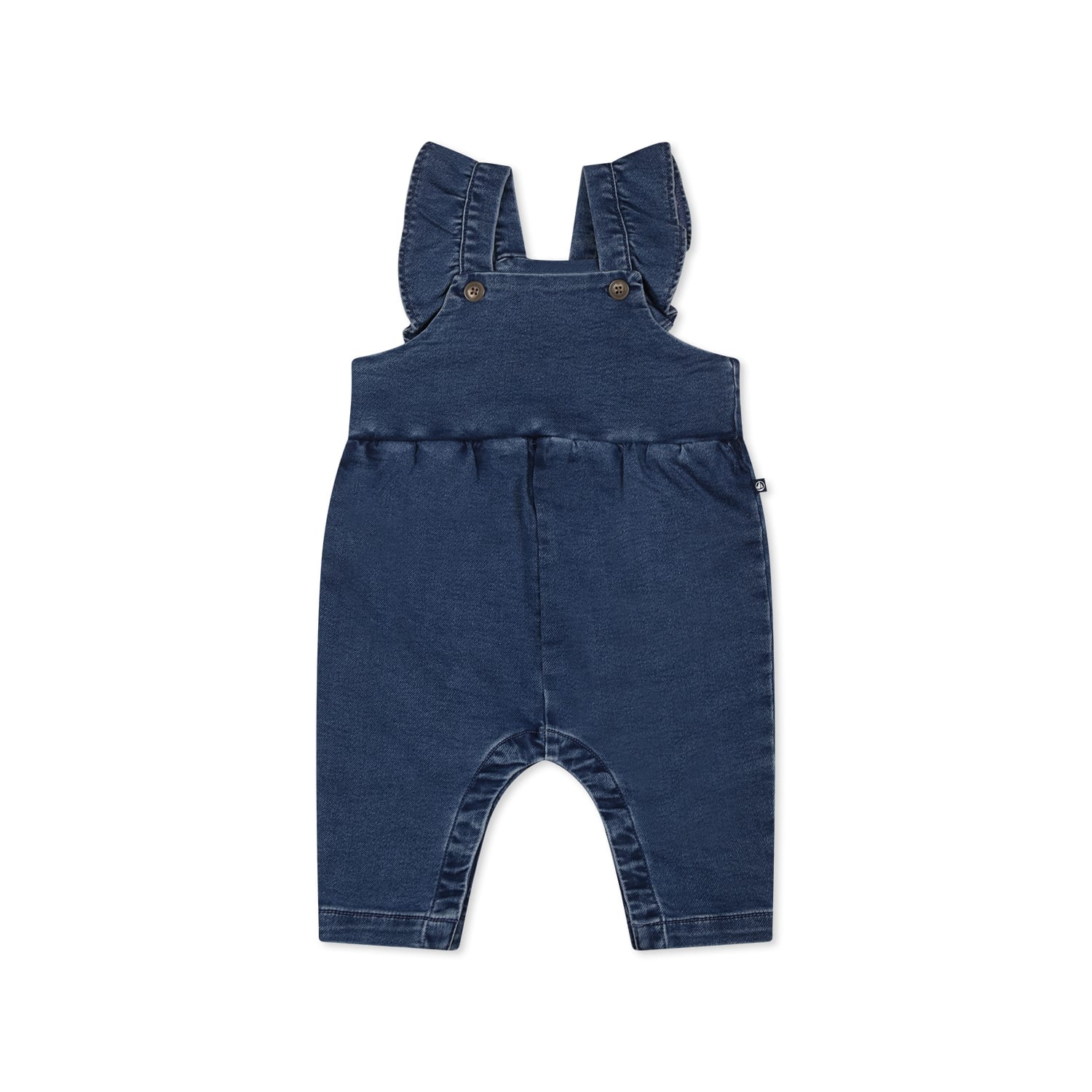 Petit Bateau Denim Dungarees For Baby Girl