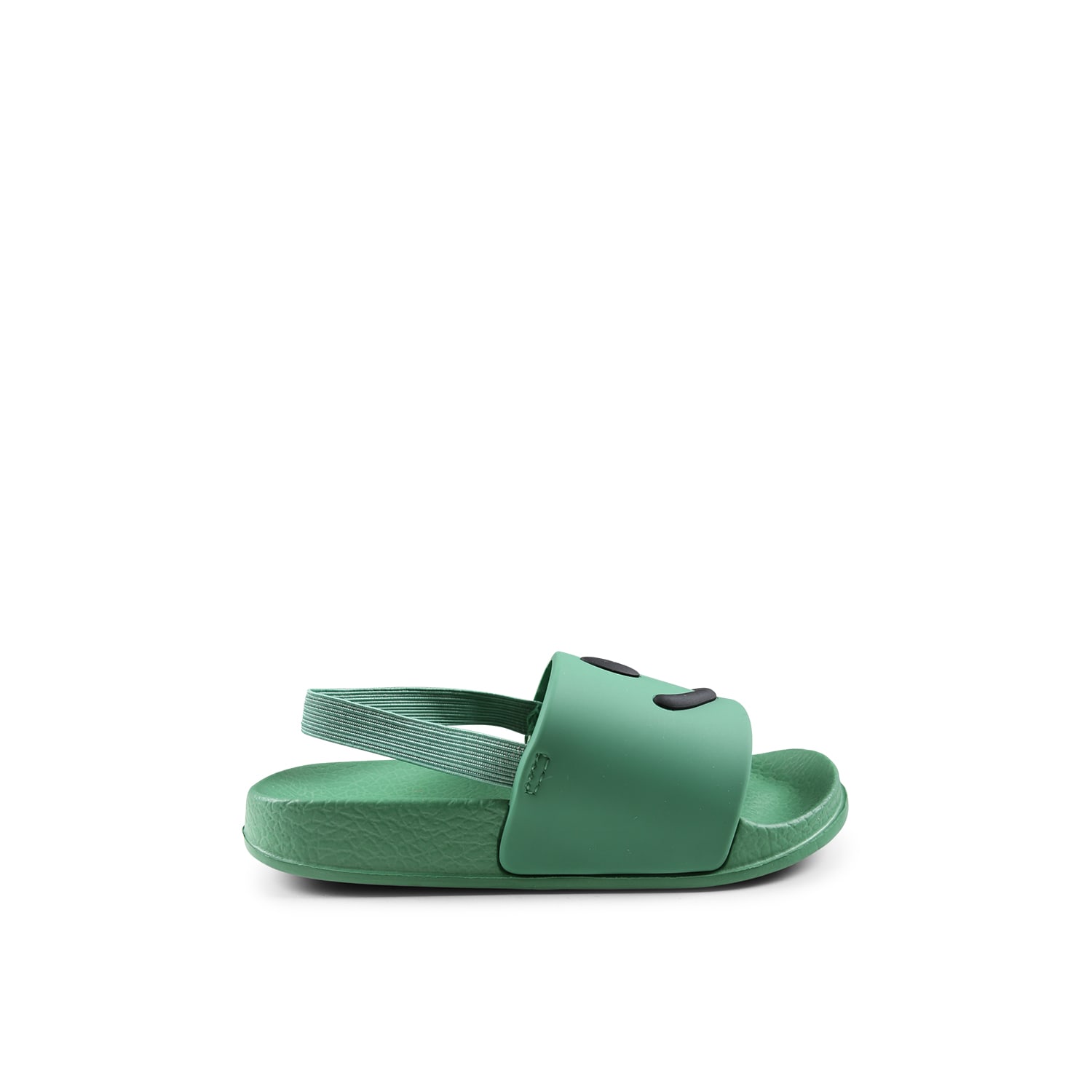 Molo Green Slippers For Kids With Smiley