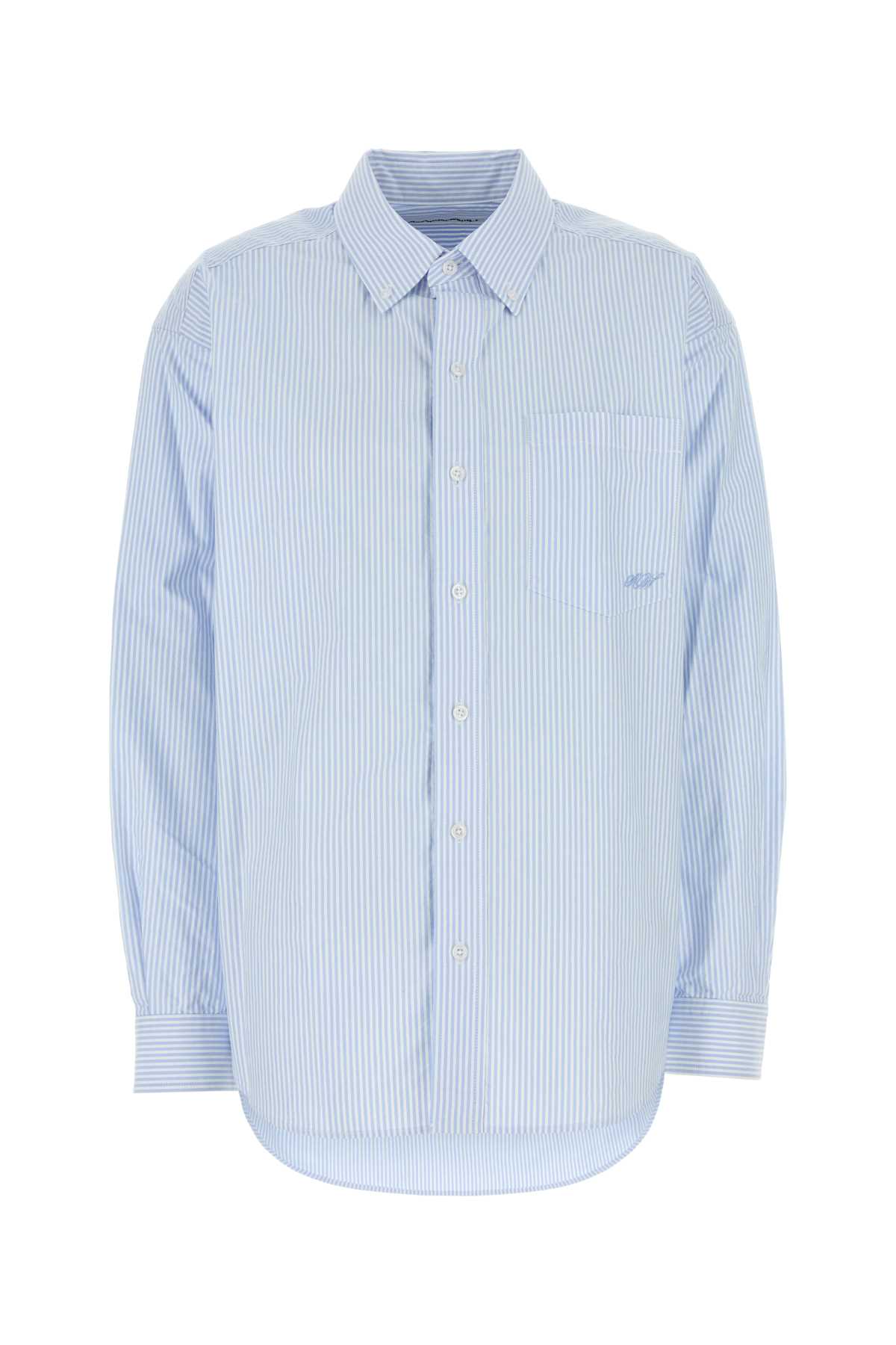 T by Alexander Wang Embroidered Oxford Oversize Shirt
